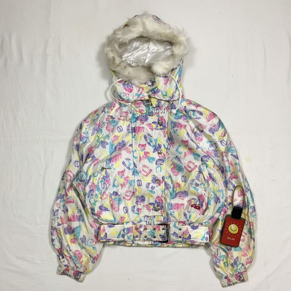 Courreges Vintage Courreges Paris Over Print Ski Jacket Size M / US 6-8 / IT 42-44 - 1 Thumbnail