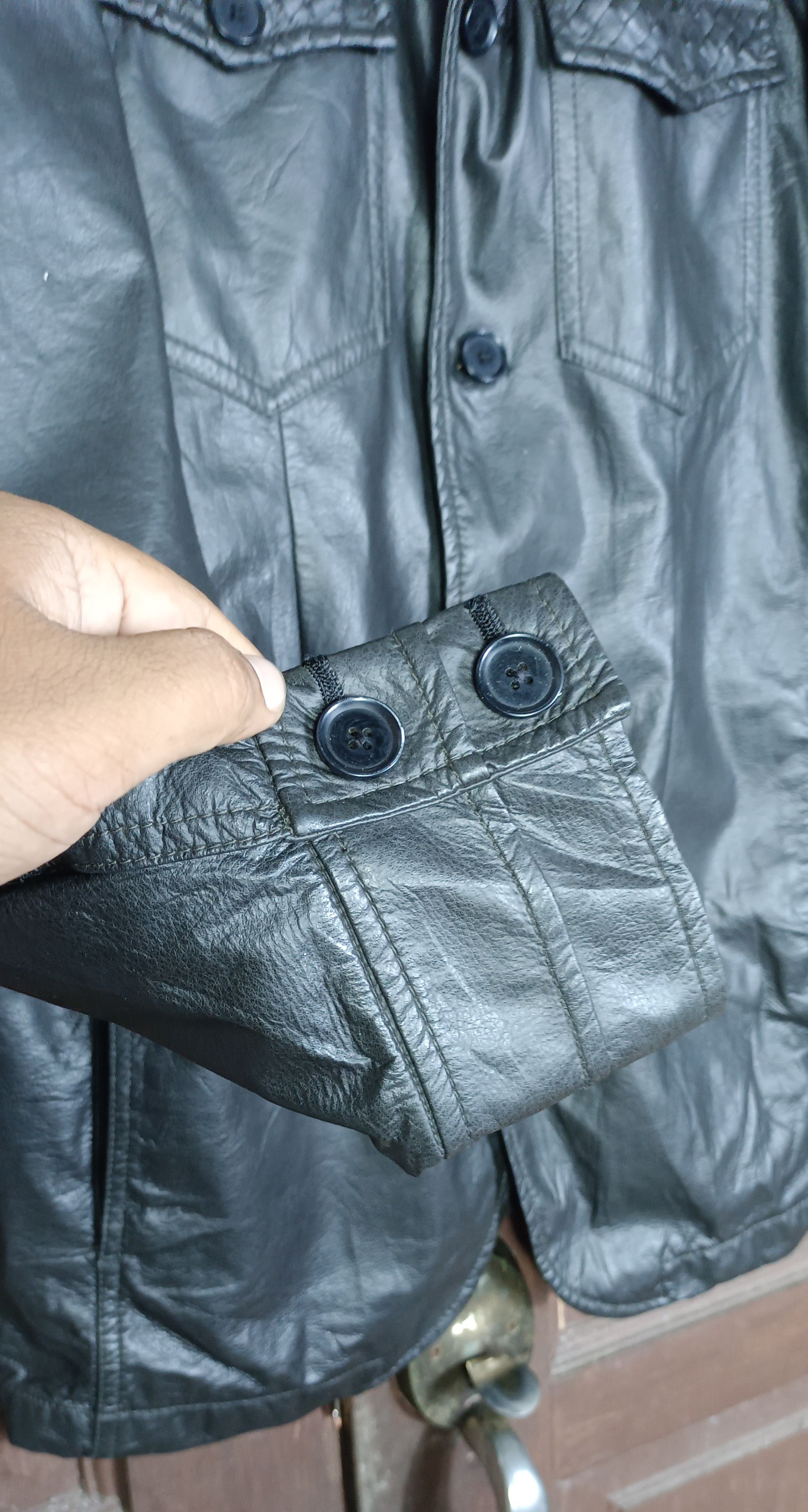 Alexander Julian Vintage🔥 ALEXANDER JULIAN Faux Leather Jacket Size US M / EU 48-50 / 2 - 10 Thumbnail