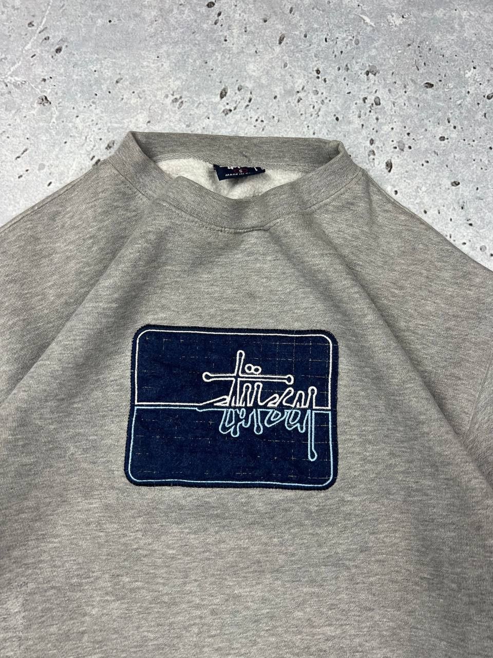 Stussy × Vintage Vintage Stussy Center Logo Boxy Sweatshirt Size US S / EU 44-46 / 1 - 3 Thumbnail