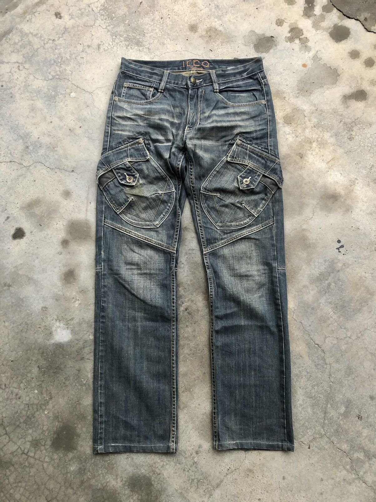 Japanese Brand TACTICAL SIX POCKET DENIM BY IKKA Size US 31 - 1 Thumbnail