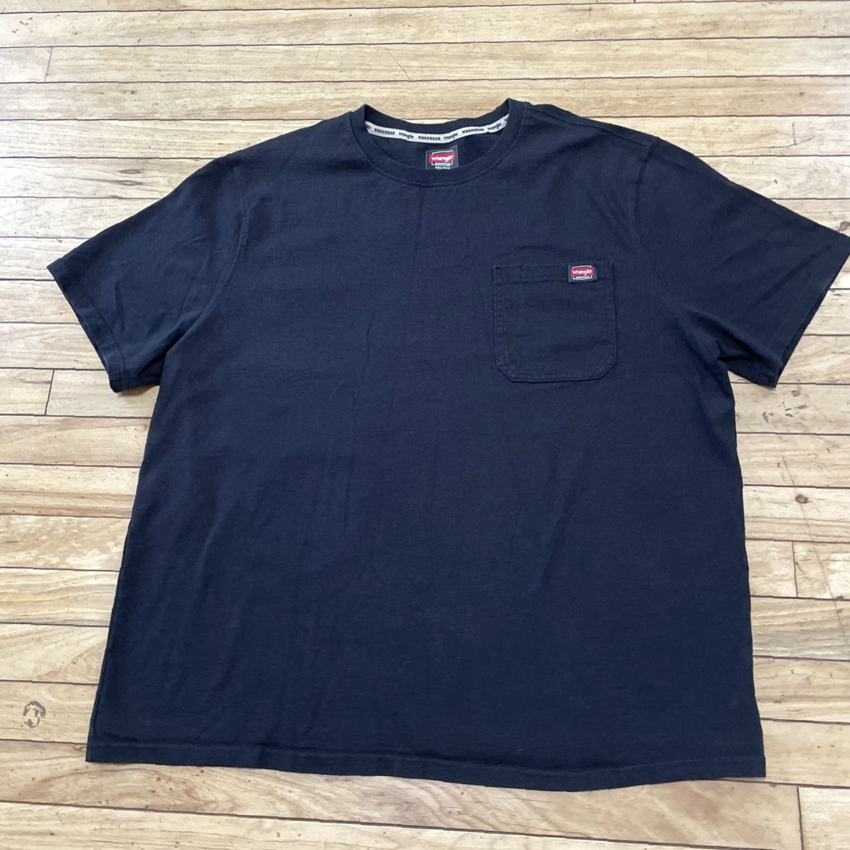 Wrangler Wrangler Workwear Black Pocket Logo Shirt Men 2XL Western Cowboy Y2K Streetwear Shirt Size US XXL / EU 58 / 5 - 3 Thumbnail