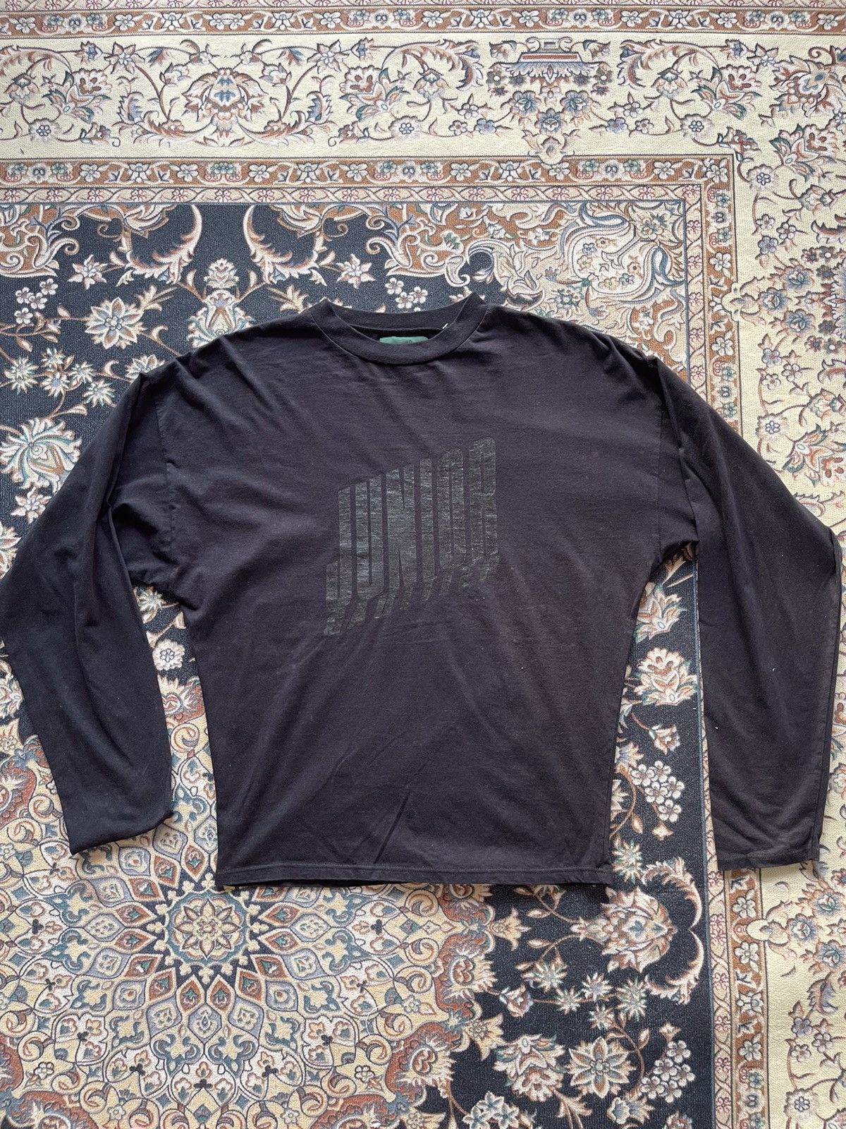 Jean Paul Gaultier 80s Junior Gaultier Spellout Logo Long Sleeve Size US M / EU 48-50 / 2 - 9 Thumbnail