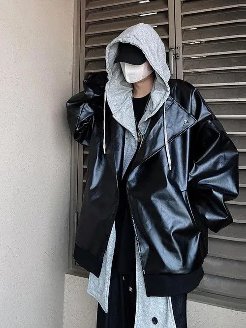 Other Black Faux Glossy Leather Coat Size US M / EU 48-50 / 2 - 1 Thumbnail