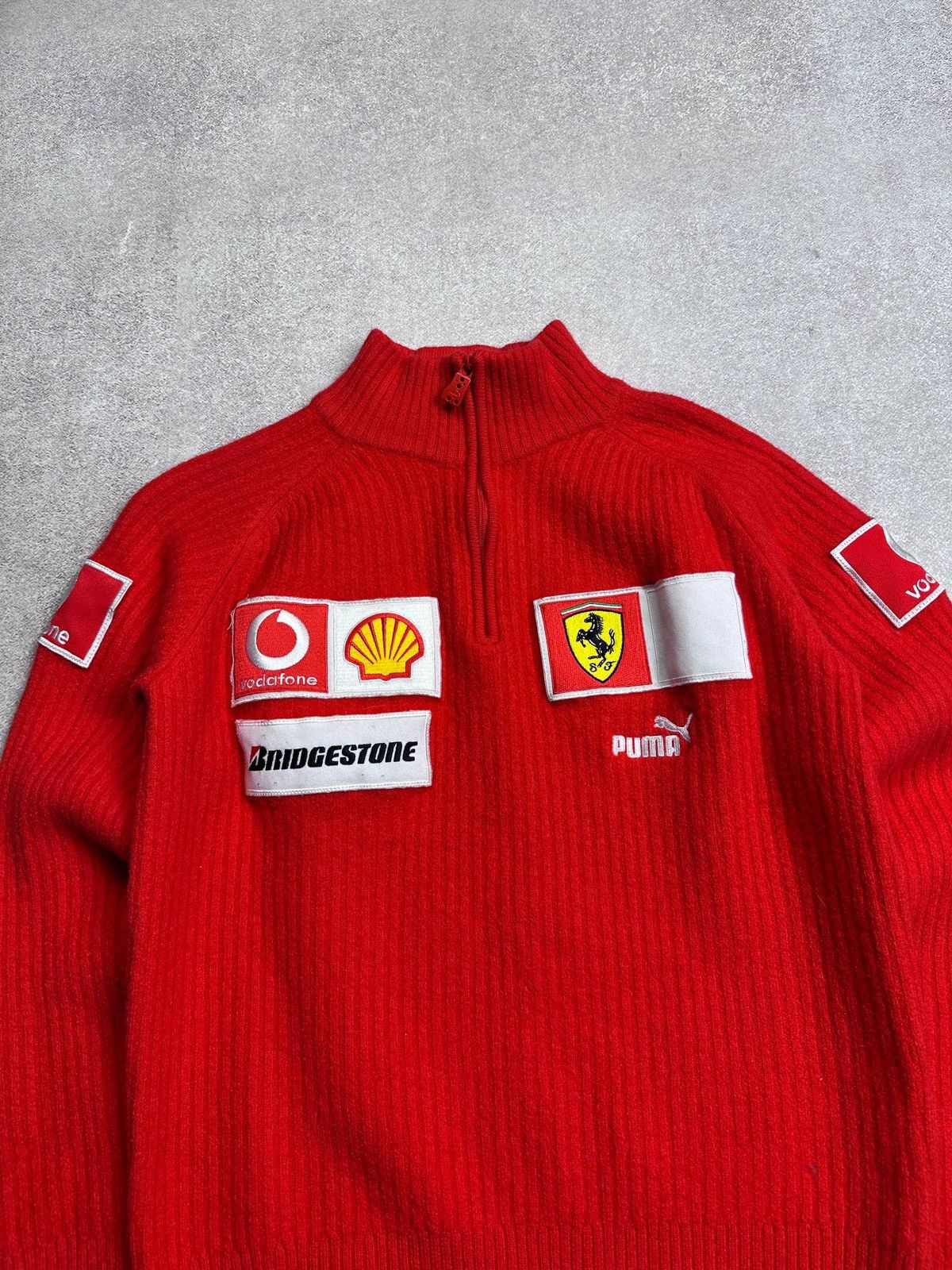 Formula 1 Vintage Formula 1 Puma Ferarri Knit Sweater M Size US M / EU 48-50 / 2 - 2 Thumbnail