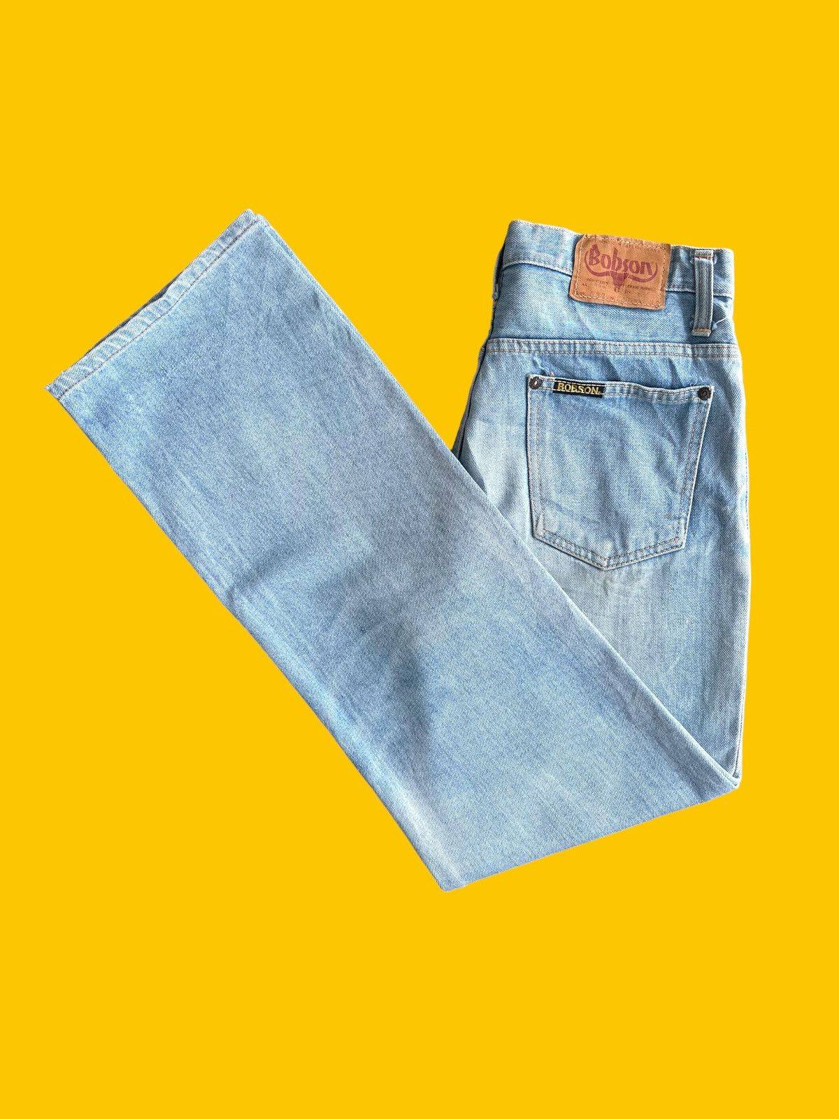 Jean 🔥 Bobson Light Blue Distressed Rusty Denim W29 🔥 Size US 29 - 16 Thumbnail