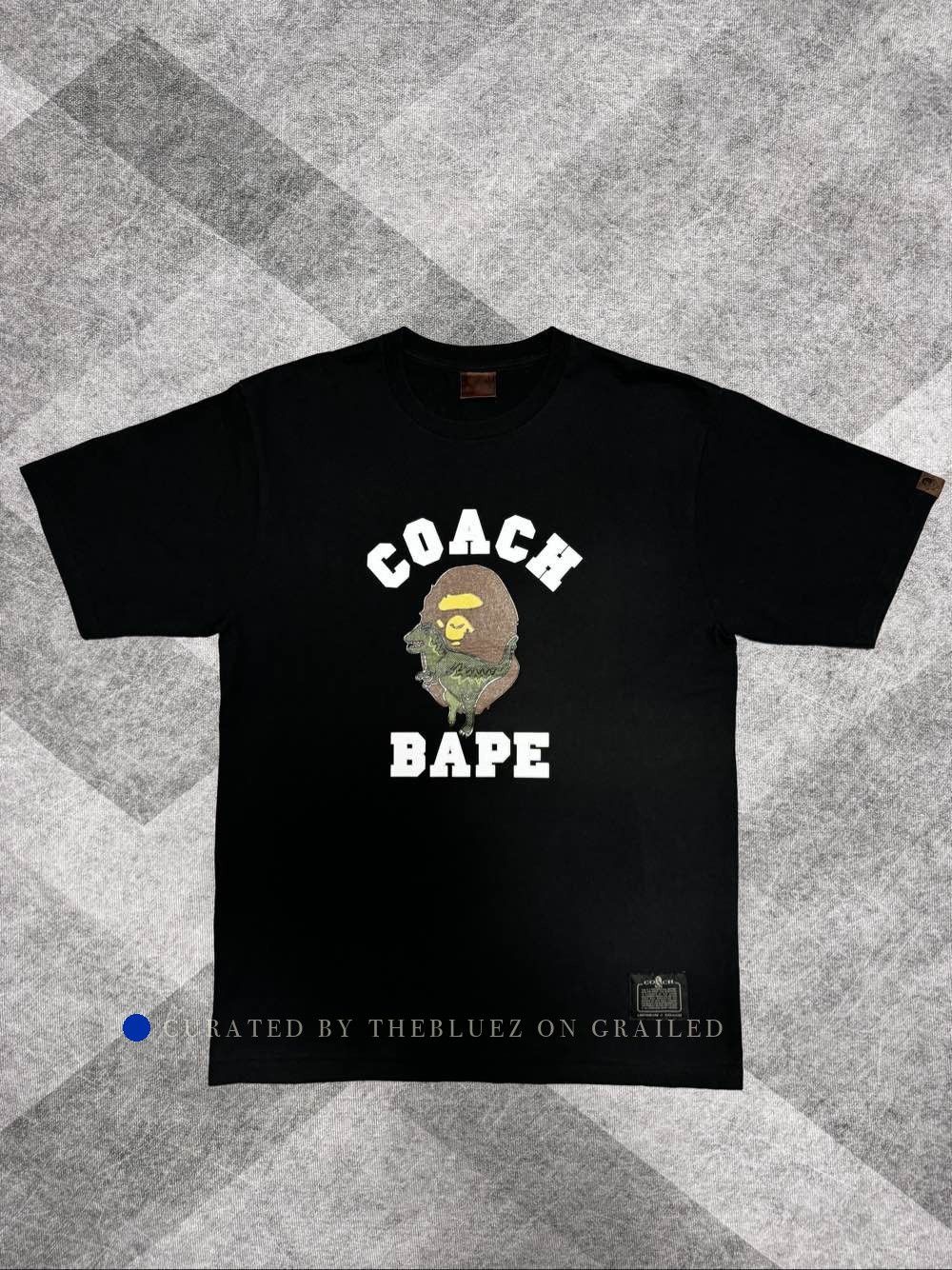 Bape Black Graphic Short Sleeve T-Shirt Size US XL / EU 56 / 4 - 1 Preview