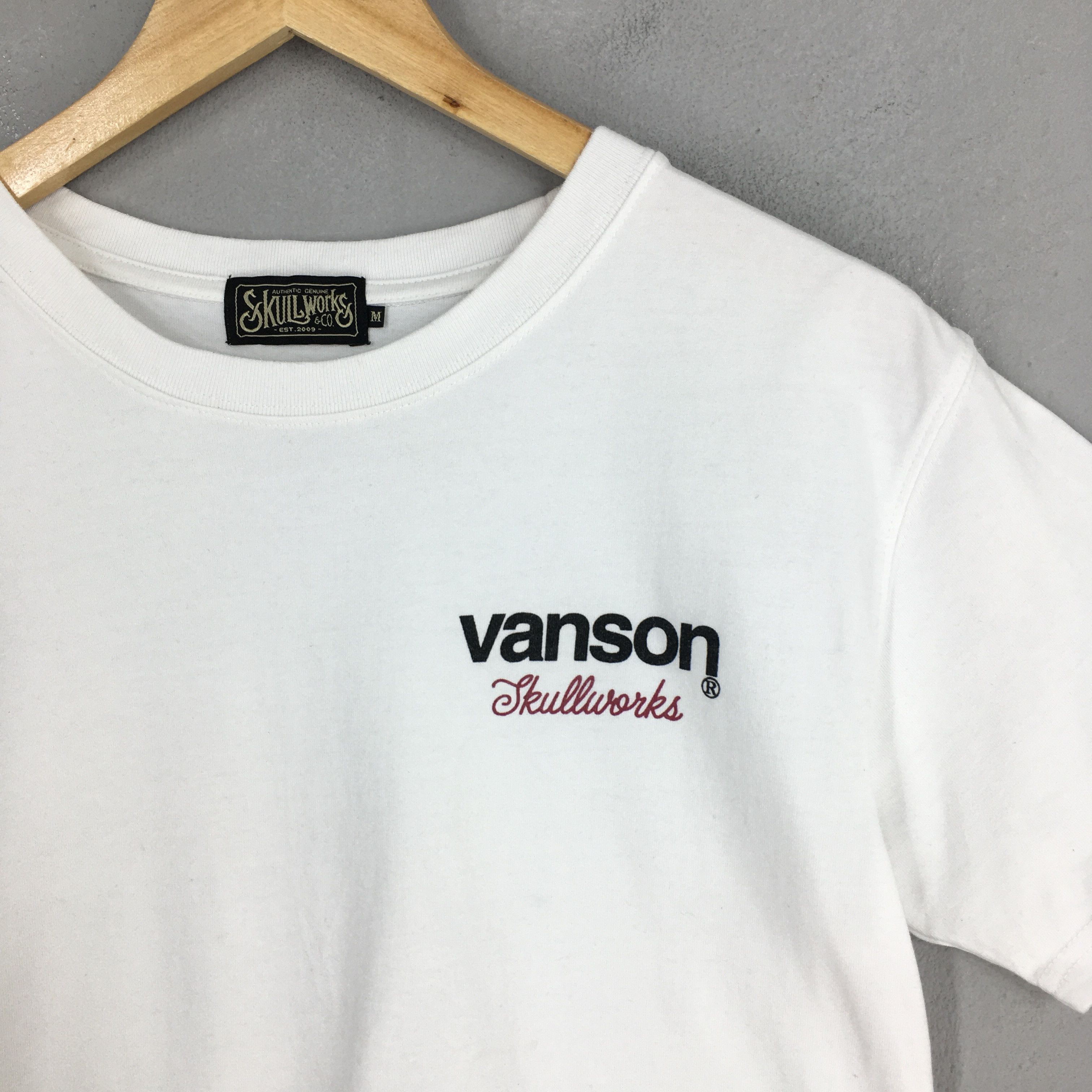 Vanson Leathers Vintage 90's Vanson Leather Skull Works Motorcycles Biker Size US M / EU 48-50 / 2 - 6 Thumbnail
