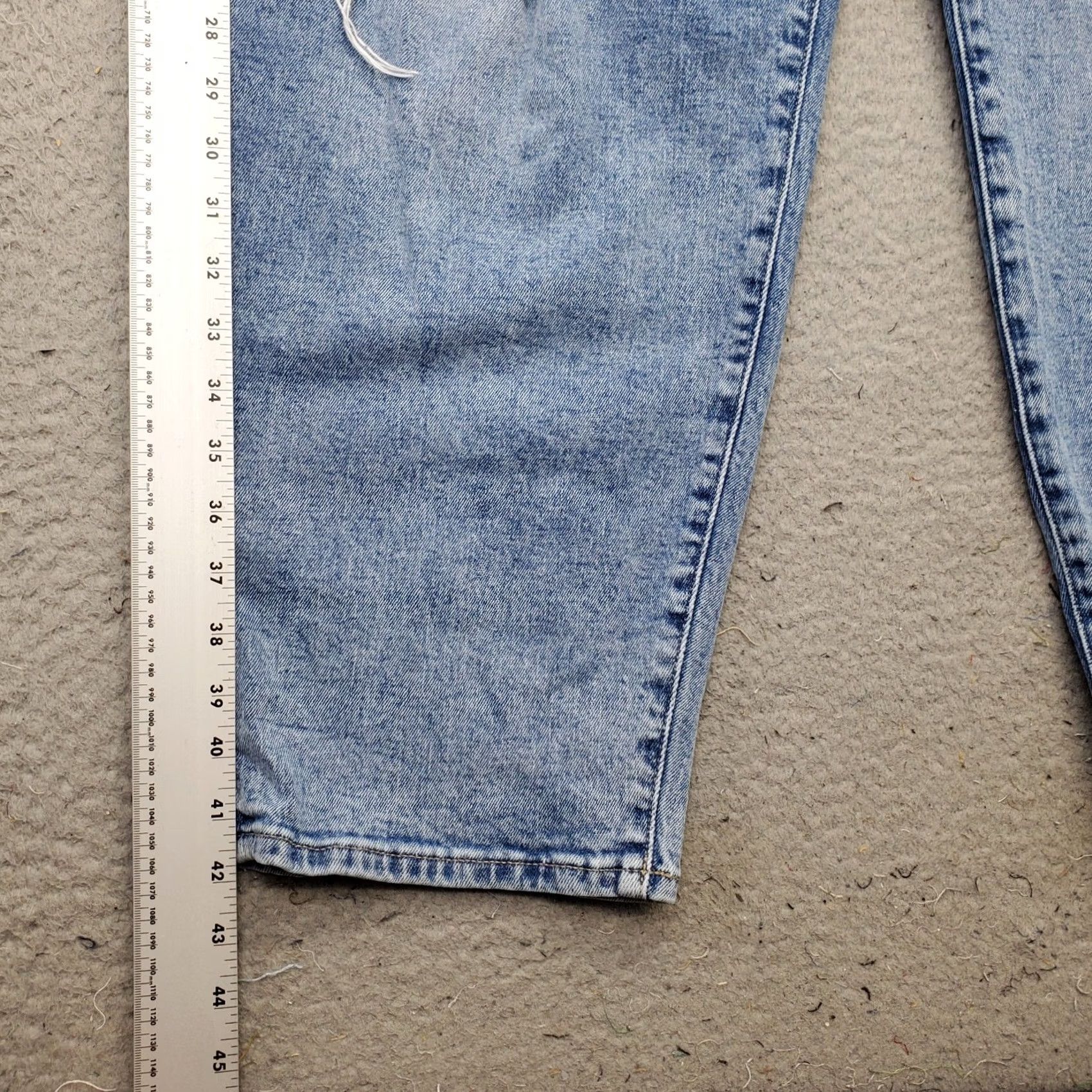 Old Navy Old Navy Jeans Women 26 Blue Denim High Rise Straight 5-Pocket Pockets Vintage: No CSS: N/A Size 26" / US 2 / IT 38 - 3 Thumbnail