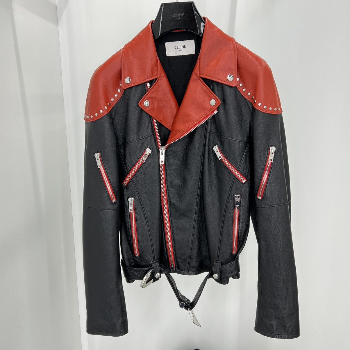 Celine Celine Leather Jacket in Medium Size US M / EU 48-50 / 2 - 1 Thumbnail