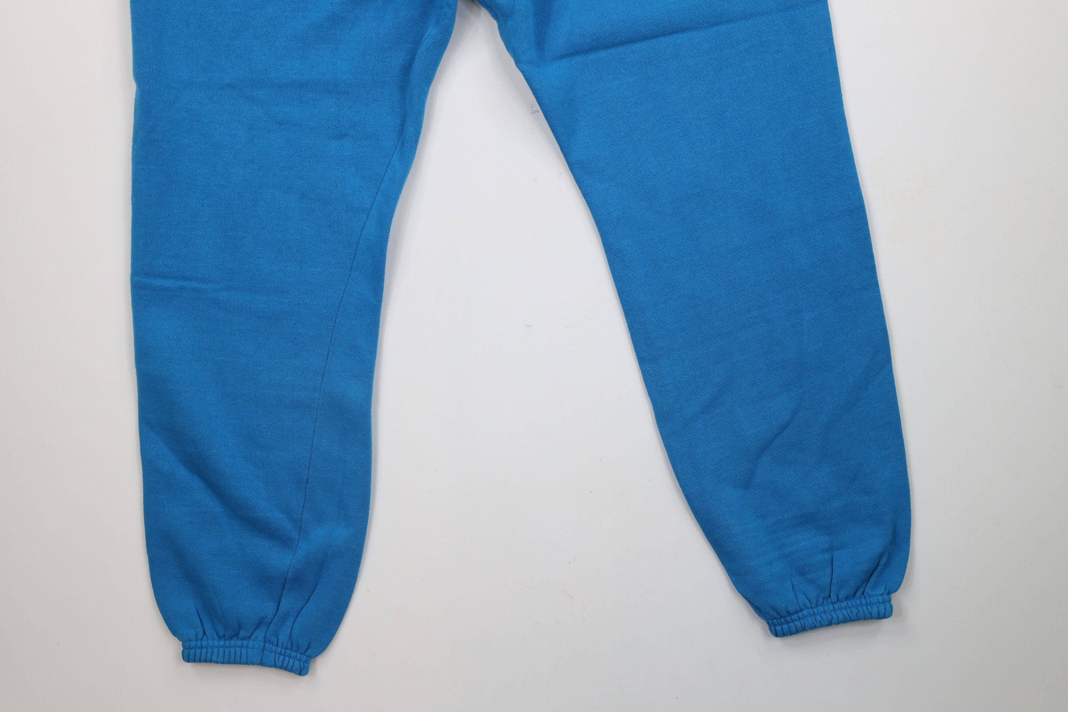 Vintage Vintage 70s 80s Streetwear Sweatpants Joggers Blue USA Size US 36 / EU 52 - 4 Thumbnail