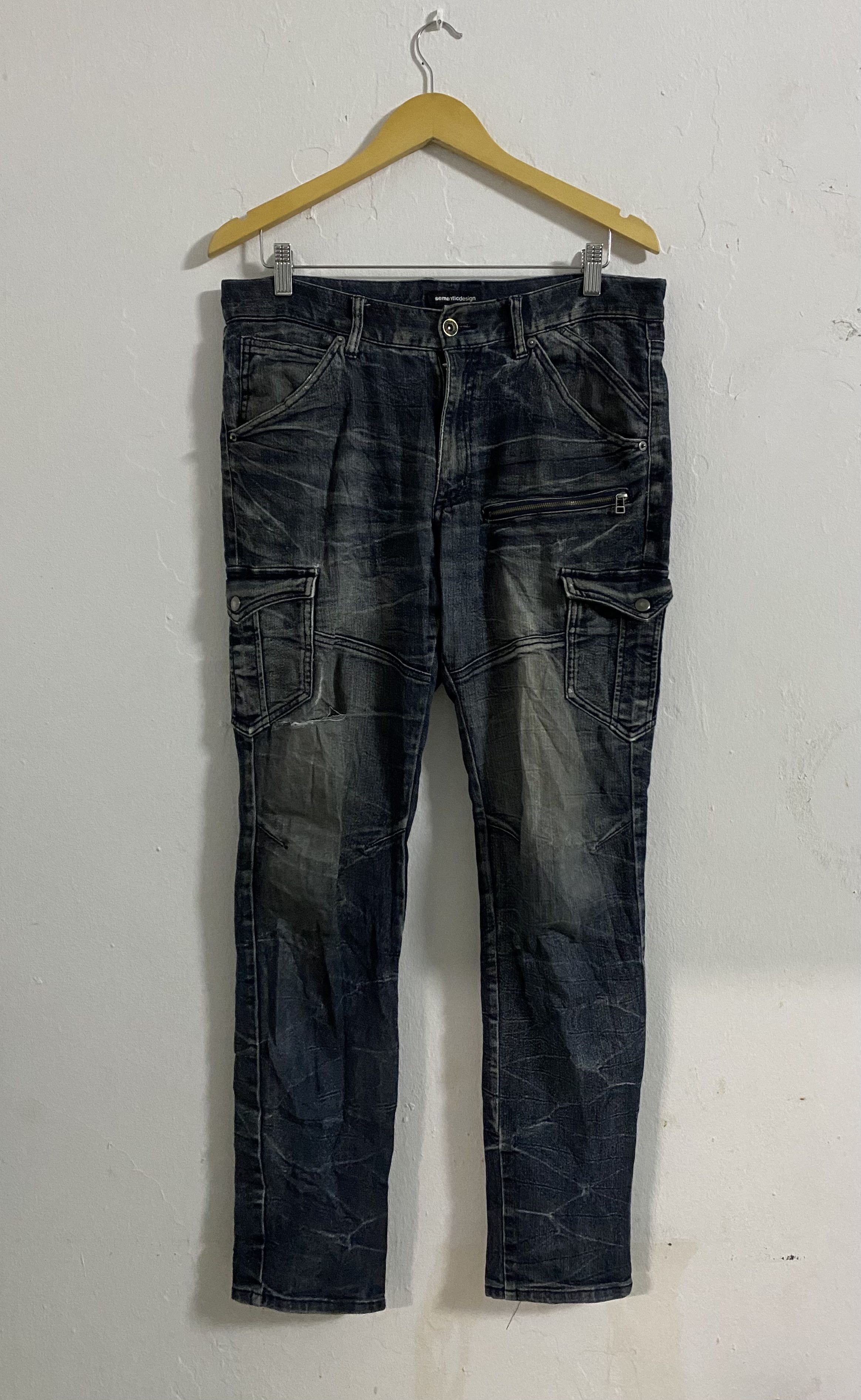 semanticdesign Vintage Semantic Design Workwear Jeans Size US 34 / EU 50 - 1 Thumbnail