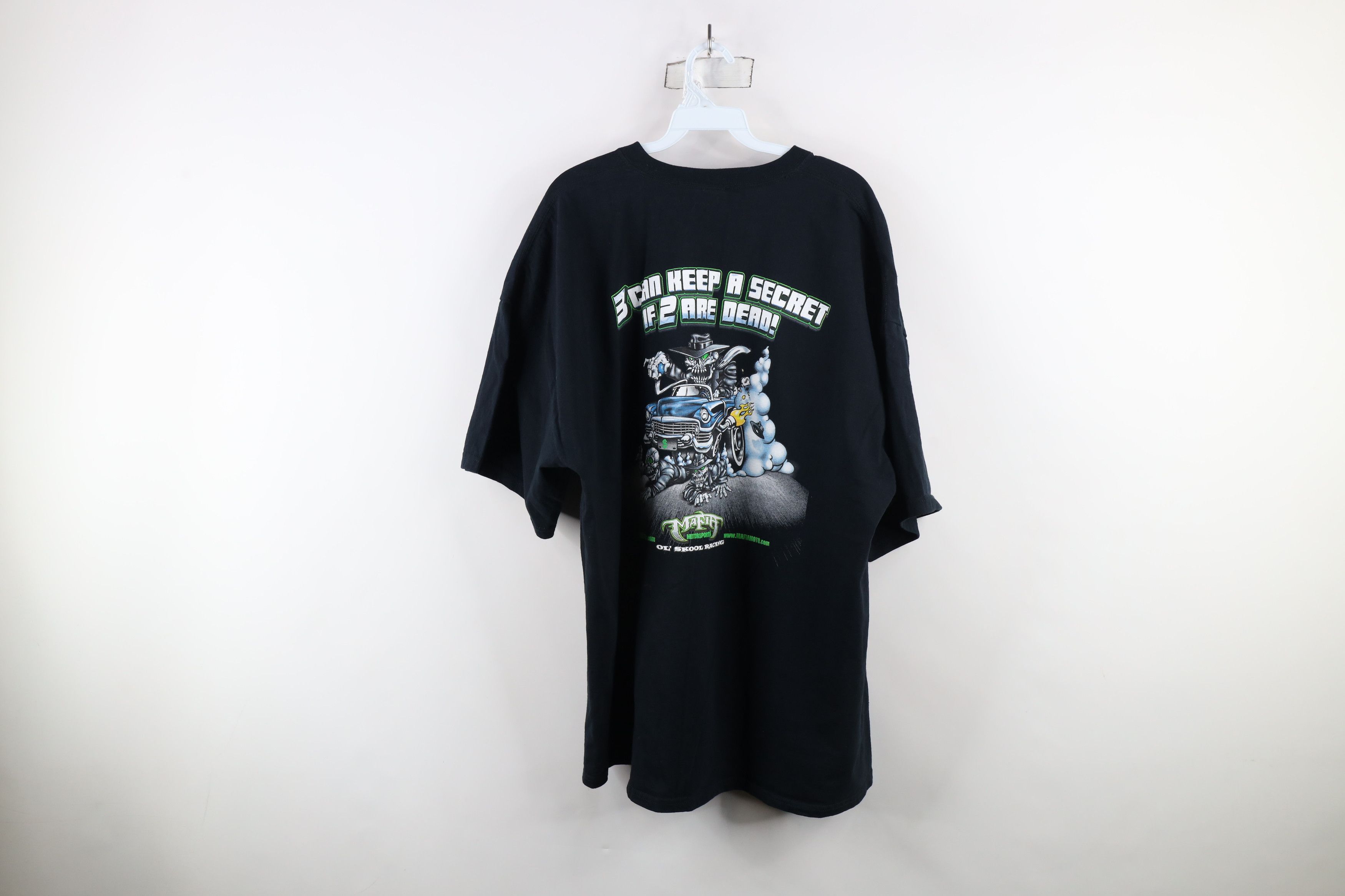 Vintage Vintage Y2K Streetwear Motorsports Ol Skool Racing T-Shirt Size US XXL / EU 58 / 5 - 9 Thumbnail