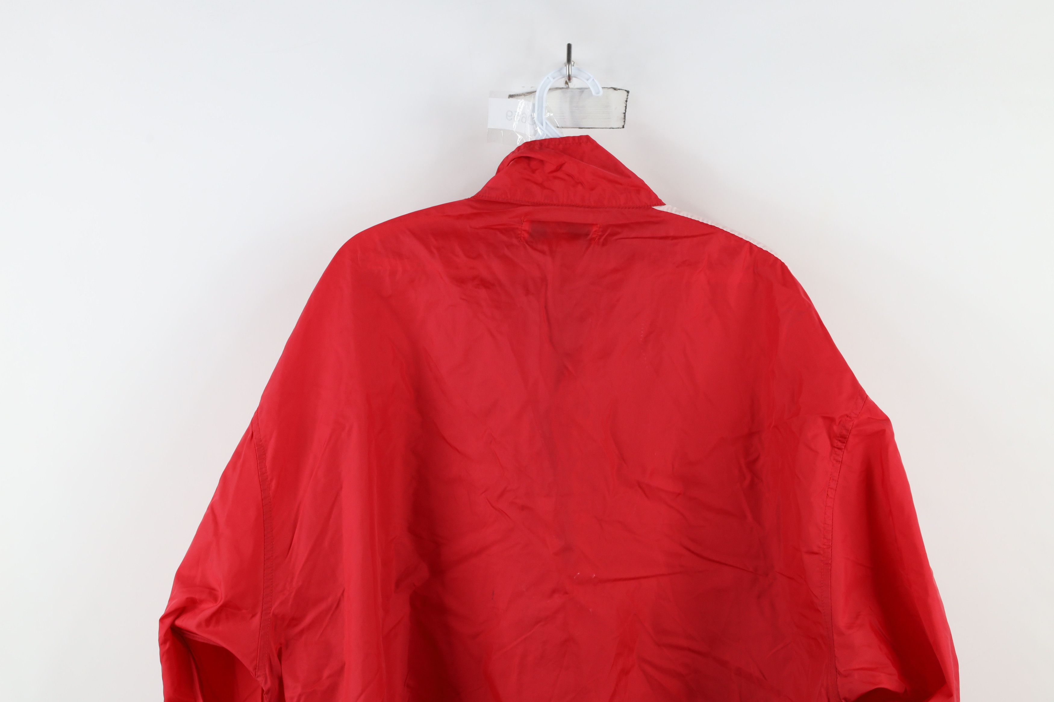 Vintage Vintage Y2K 2000 Millennium Half Zip Windbreaker Jacket Red Size US XL / EU 56 / 4 - 14 Thumbnail