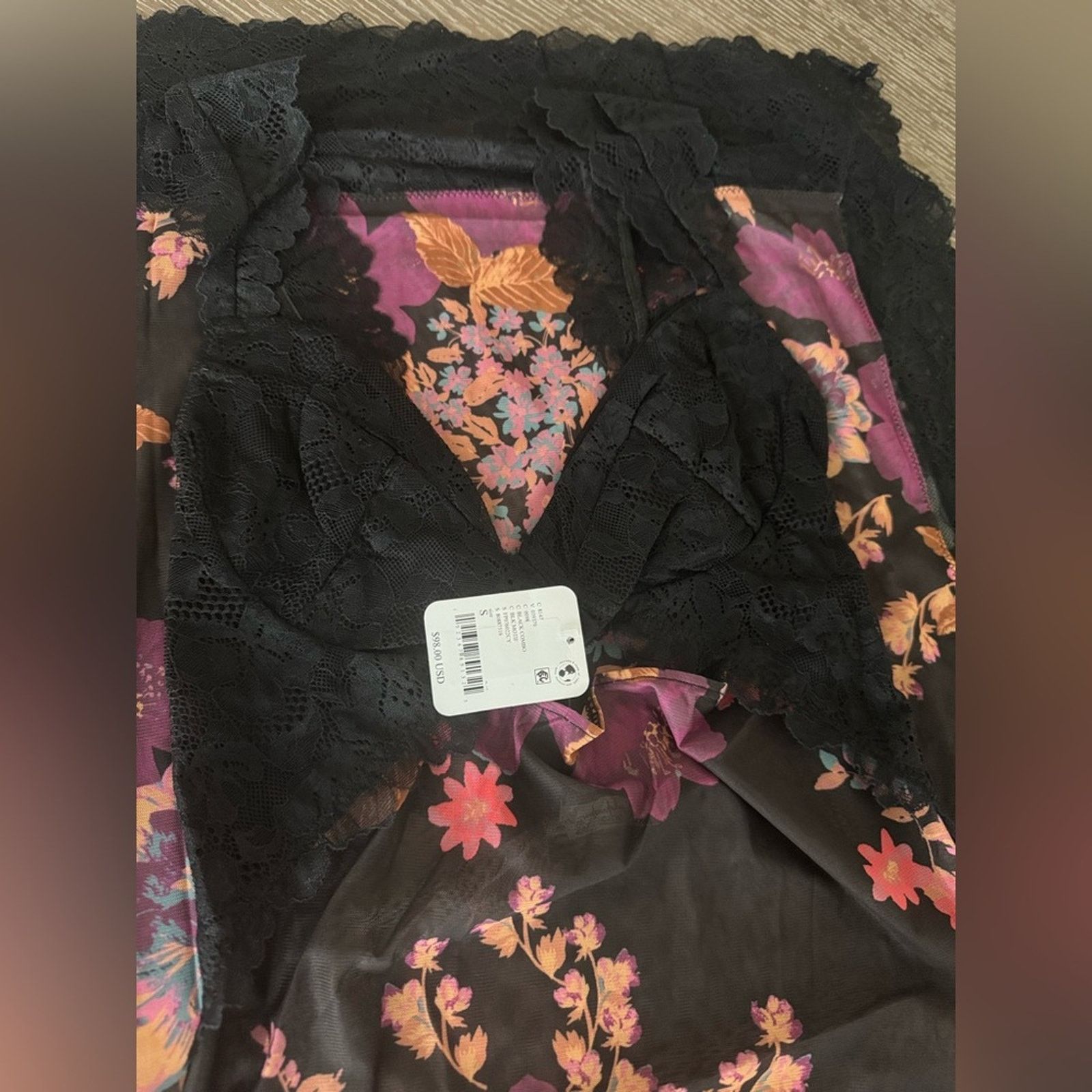 Free People 🎉LAST CHANCE🎉Free People‎ Suddenly Fine Maxi Slip Black Size XS / US 0-2 / IT 36-38 - 8 Thumbnail