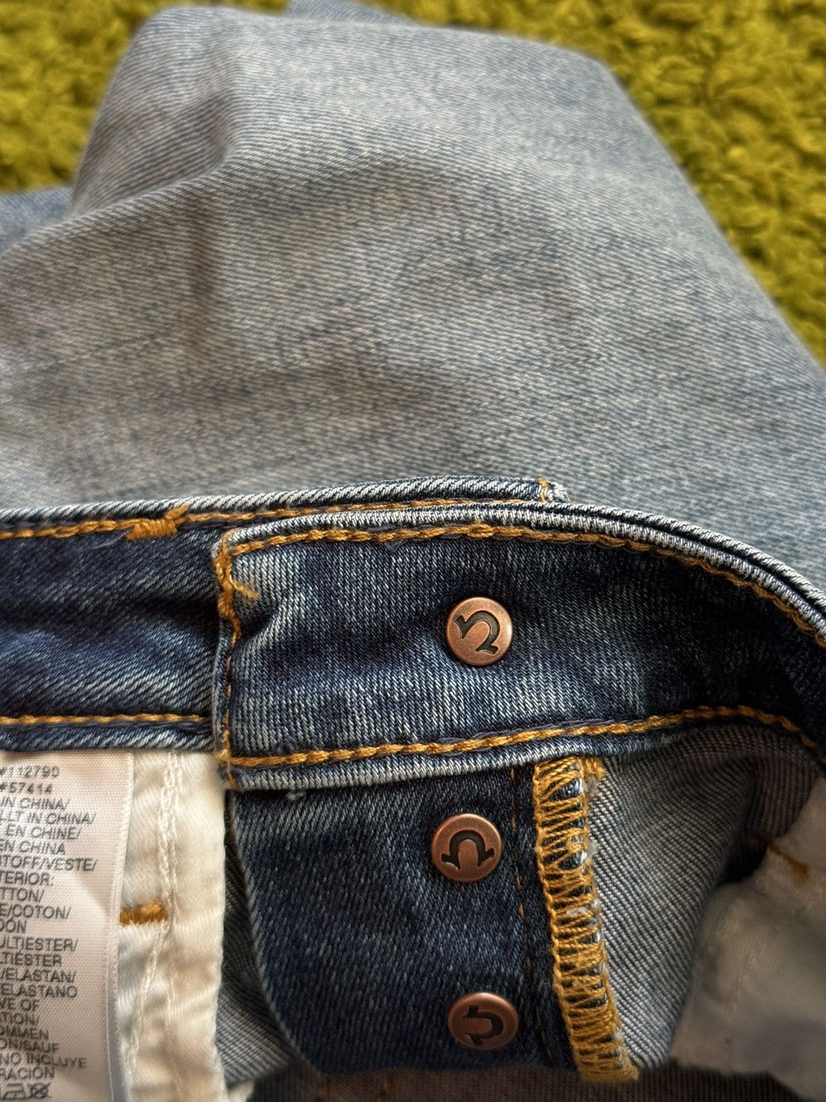 Designer × True Religion × Vintage True Religion skinny flared fit Y2K style jeans denim Size 25" / US 0 / IT 36 - 8 Thumbnail