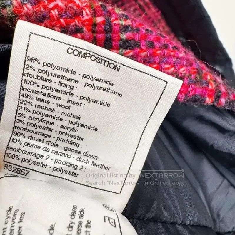 Chanel Chanel Women's Blue Puffer Jacket Size S . Size S / US 4 / IT 40 - 8 Thumbnail