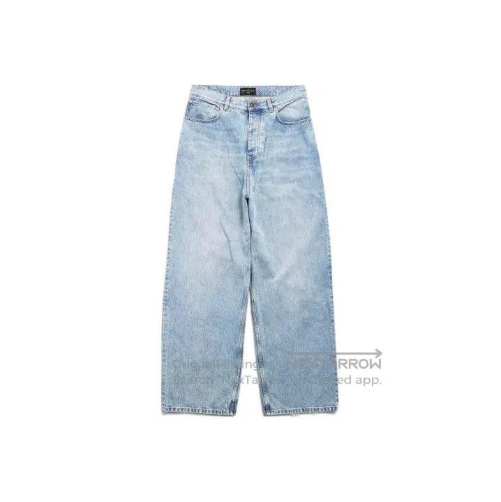Balenciaga Balenciaga Men's Light Blue Loose Fit Denim Pants. Size US 26 / EU 42 - 1 Thumbnail