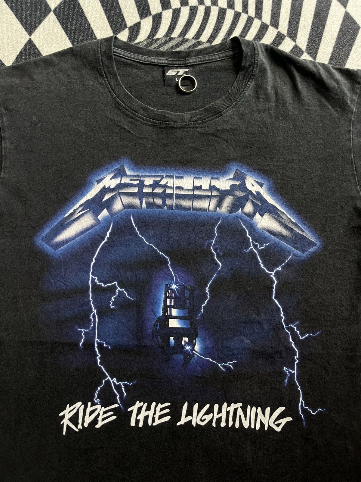 Band Tees Vintage METALLICA Ride The Lighting Band Tshirt Size US L / EU 52-54 / 3 - 6 Thumbnail