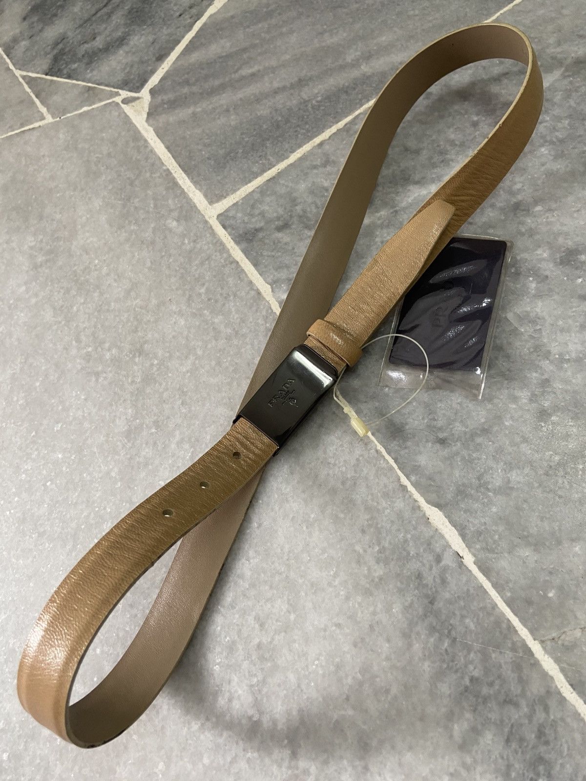 Prada PRADA Vintage Leather Belt Size ONE SIZE - 9 Thumbnail