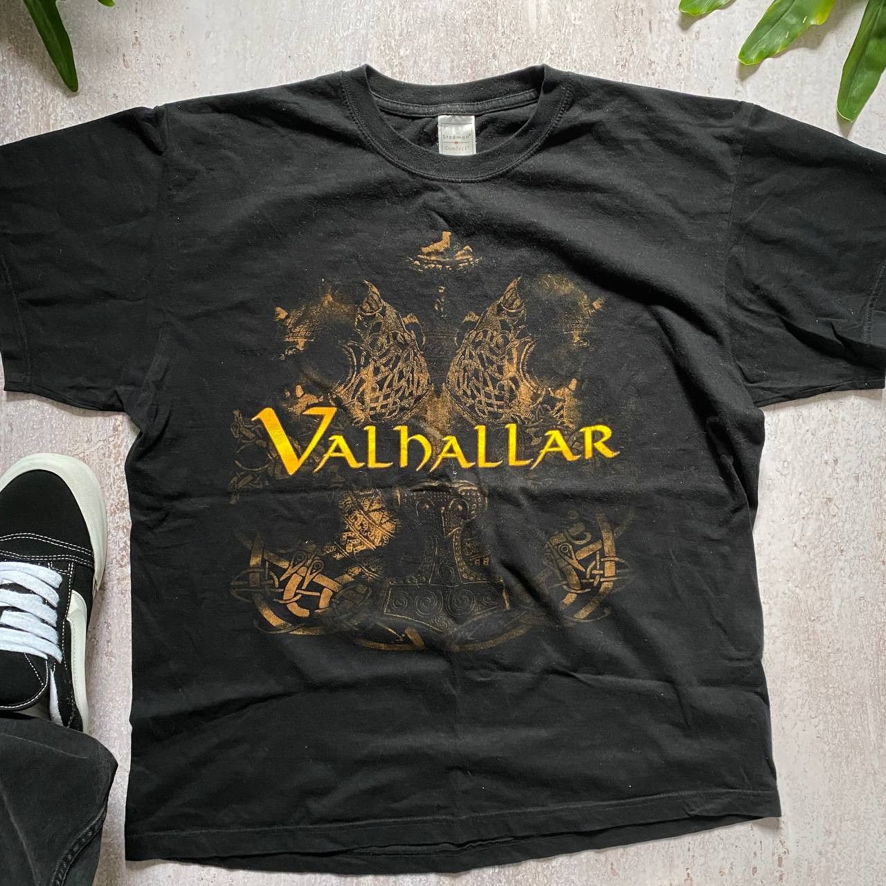 Band Tees × Vintage VINTAGE Y2K RARE VALHALLAR MYTHICAL AMAZING T SHIRT Size US L / EU 52-54 / 3 - 4 Thumbnail