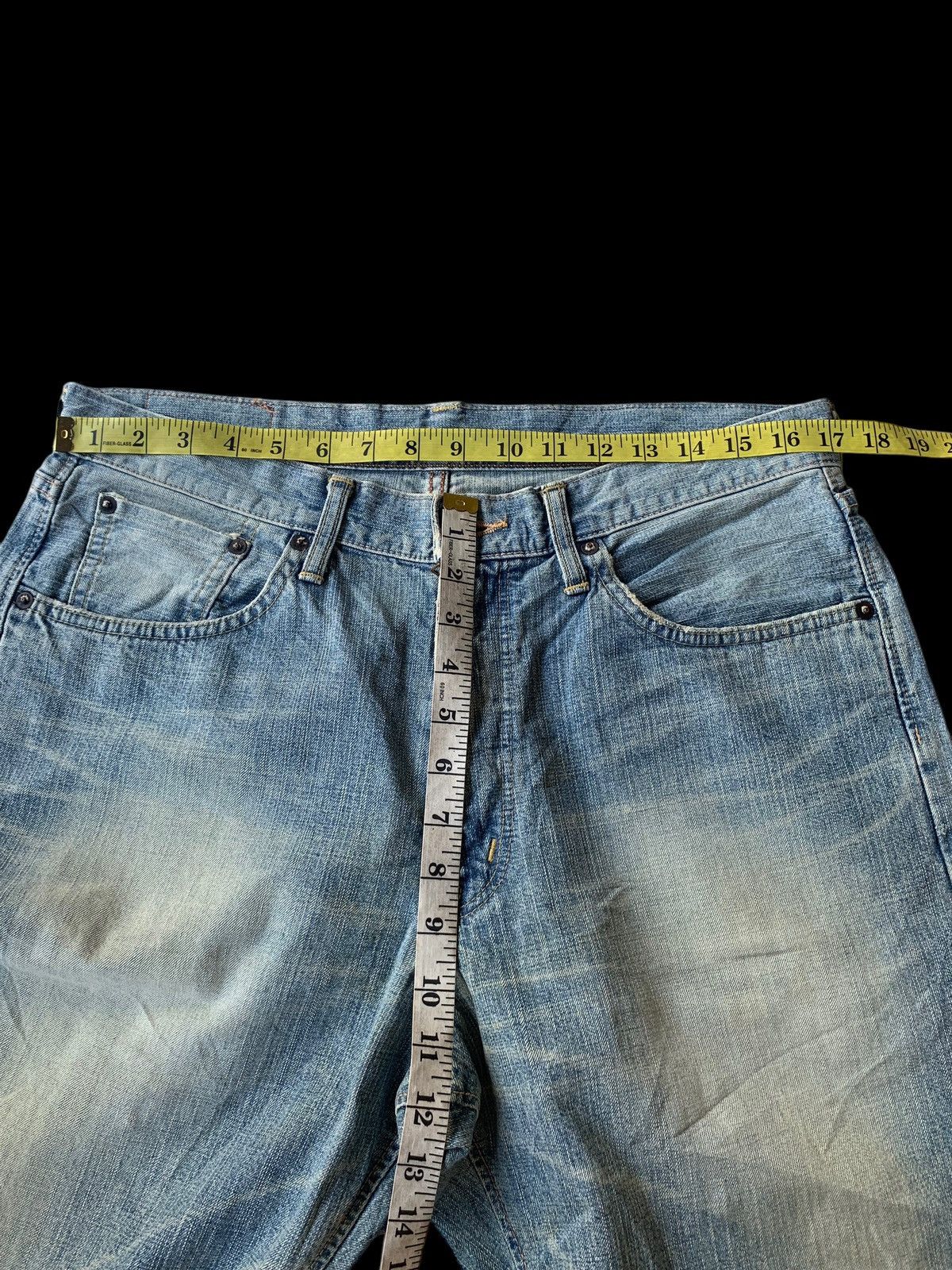 Other EDWIN 505Z SELVEDGE BAGGY FADED&RUSTY DENIM Size US 34 / EU 50 - 22 Thumbnail