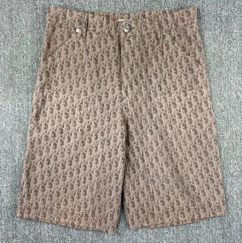 Dior Dior Burgundy Cotton Women's Shorts . Size 22" - 1 Thumbnail
