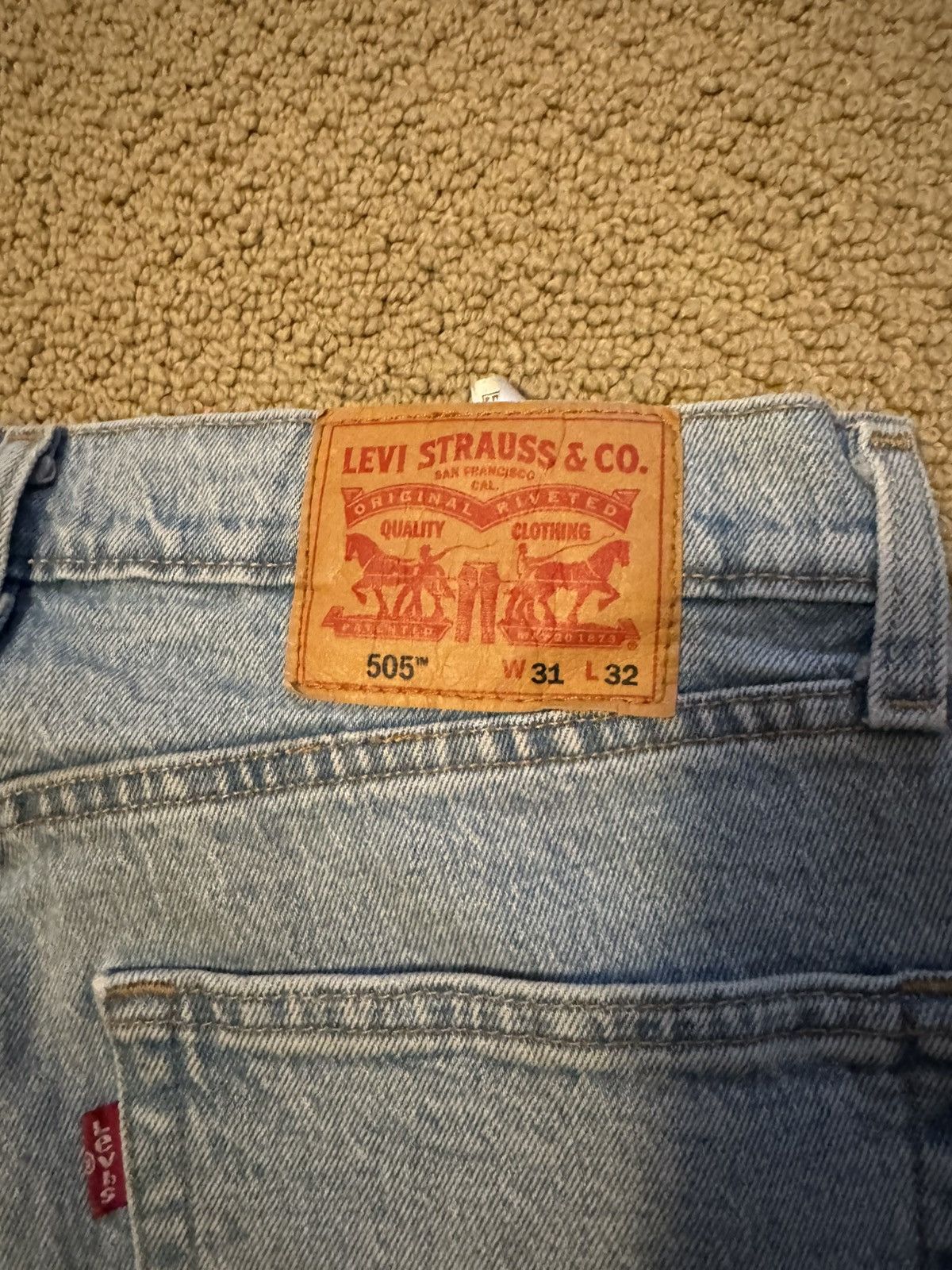 Levi's Levi’s 505 blue jeans Size US 31 - 2 Thumbnail