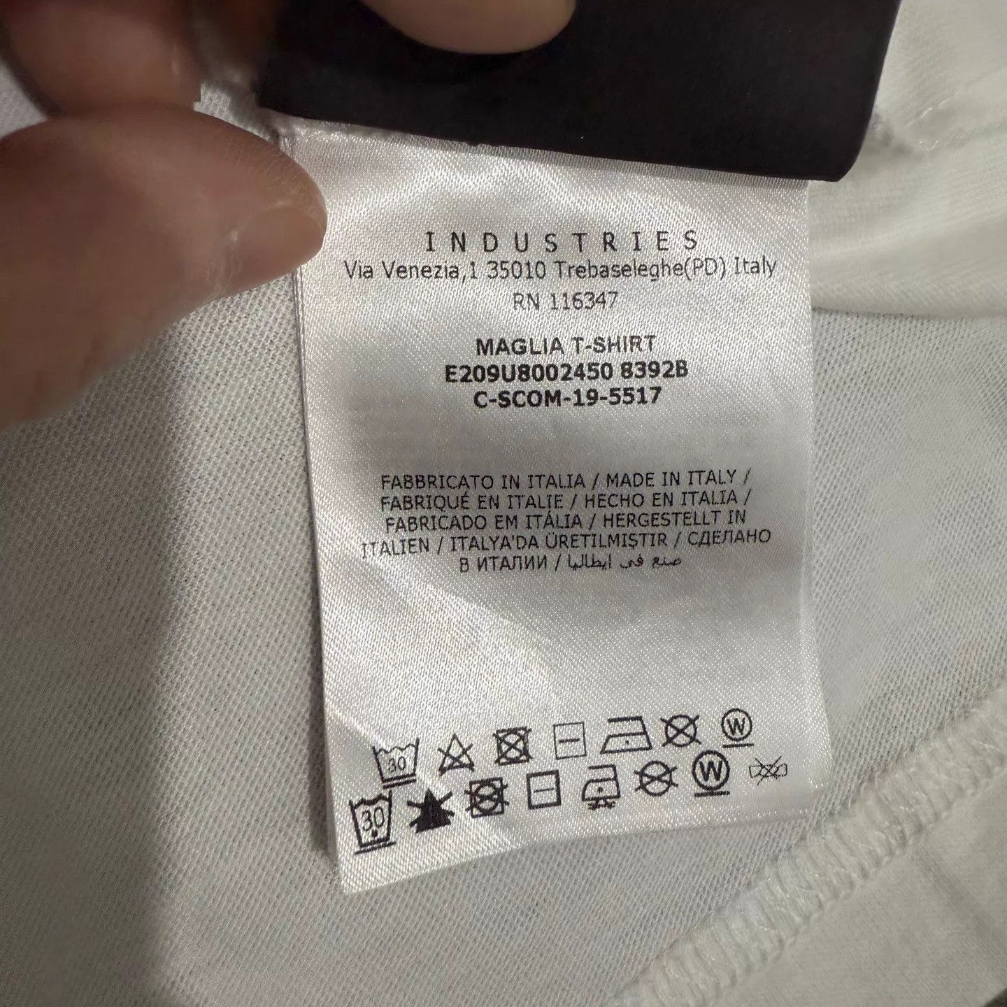 Moncler Moncler White Double Logo Short Sleeve Tee M 99 New Size M / US 6-8 / IT 42-44 - 4 Thumbnail