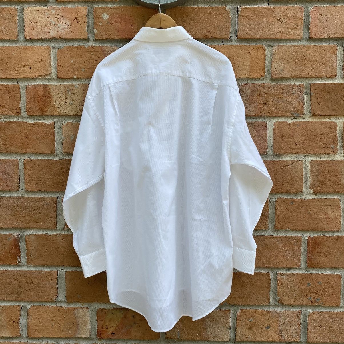 Givenchy GIVENCHY White Long Sleeve Button-Up Shirt Size US XL / EU 56 / 4 - 2 Thumbnail