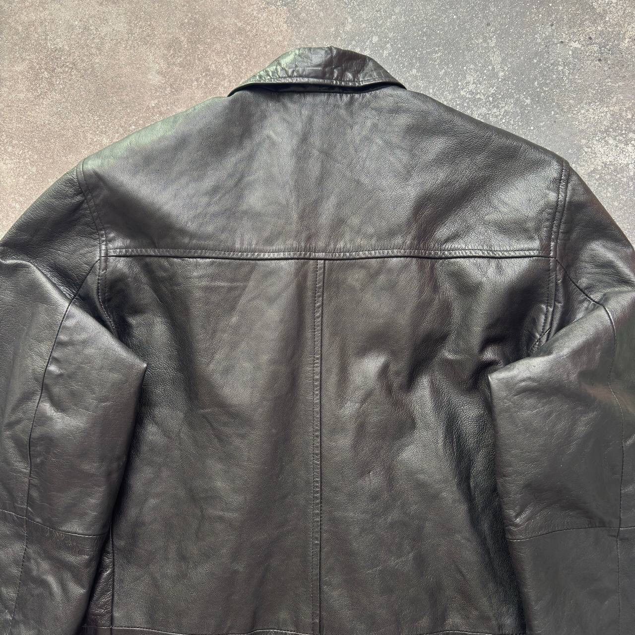 Hysteric Glamour Avant Garde Vintage Black Leather Coat Jacket Size US S / EU 44-46 / 1 - 10 Thumbnail