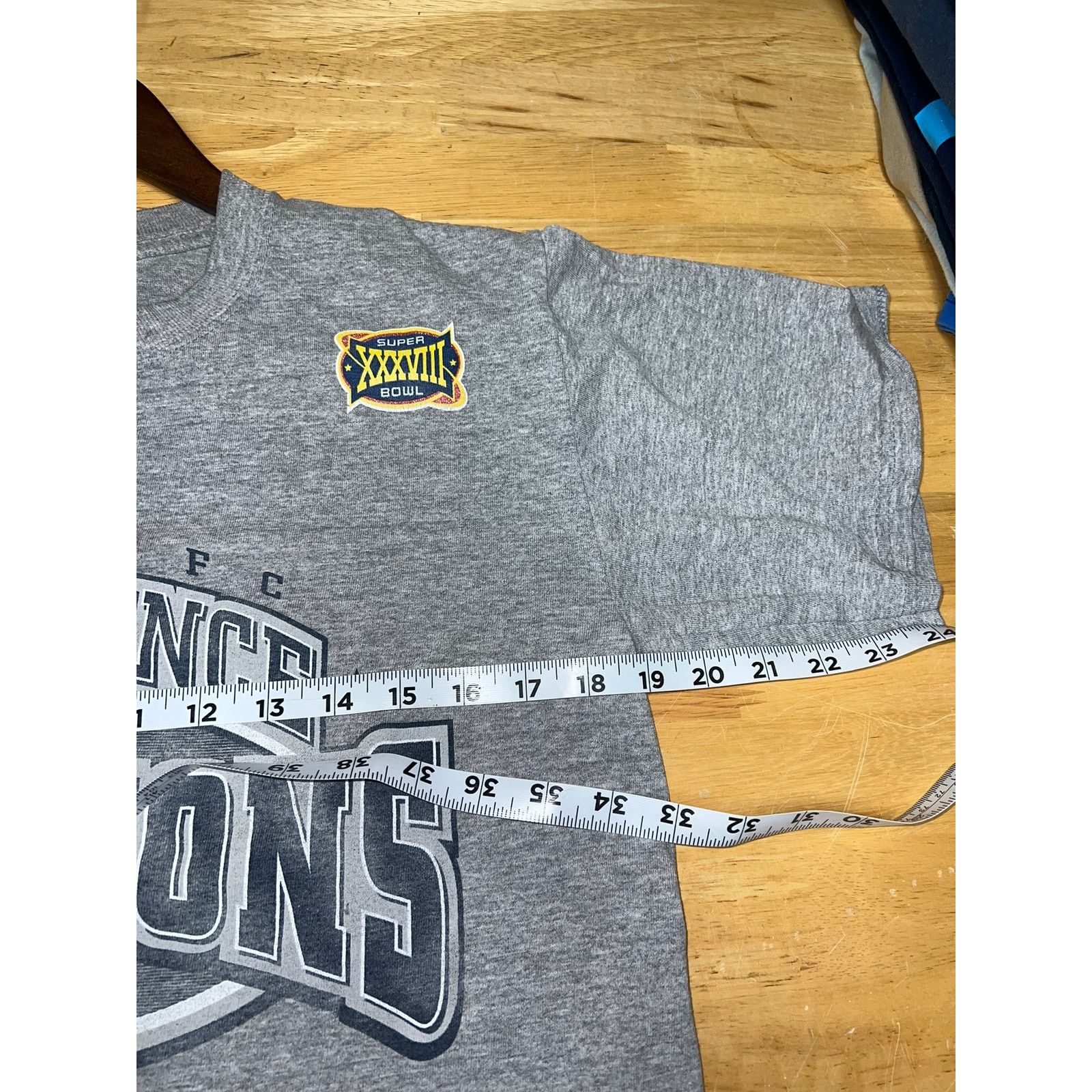 Gildan New England Patriots Shirt Superbowl 38 NFL Football 2003 Size US M / EU 48-50 / 2 - 9 Thumbnail