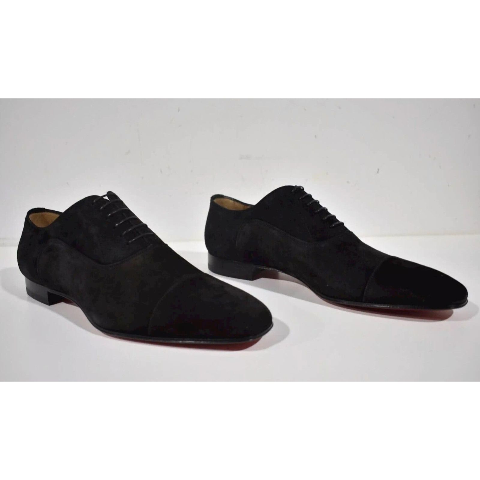 Christian Louboutin Christian Louboutin Suede Lace Up Oxford Dress Loafer 45 12 Size US 12 / EU 45 - 4 Thumbnail