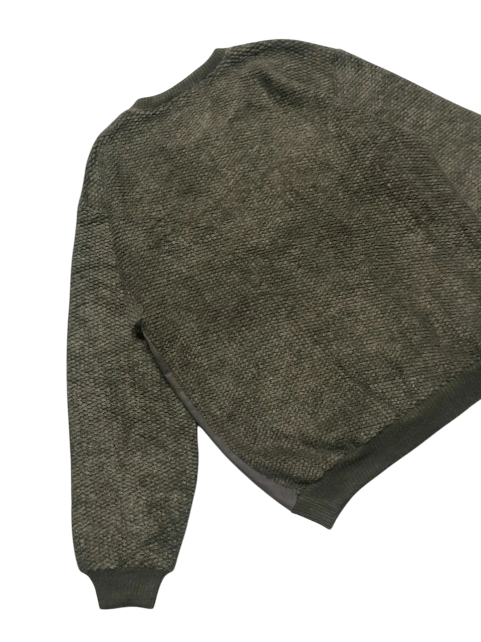 Aran Isles Knitwear × Japanese Brand × Vintage Vintage Big Way Cotton Wool Knit Crewneck Sweatshirt Rare Size US M / EU 48-50 / 2 - 6 Thumbnail