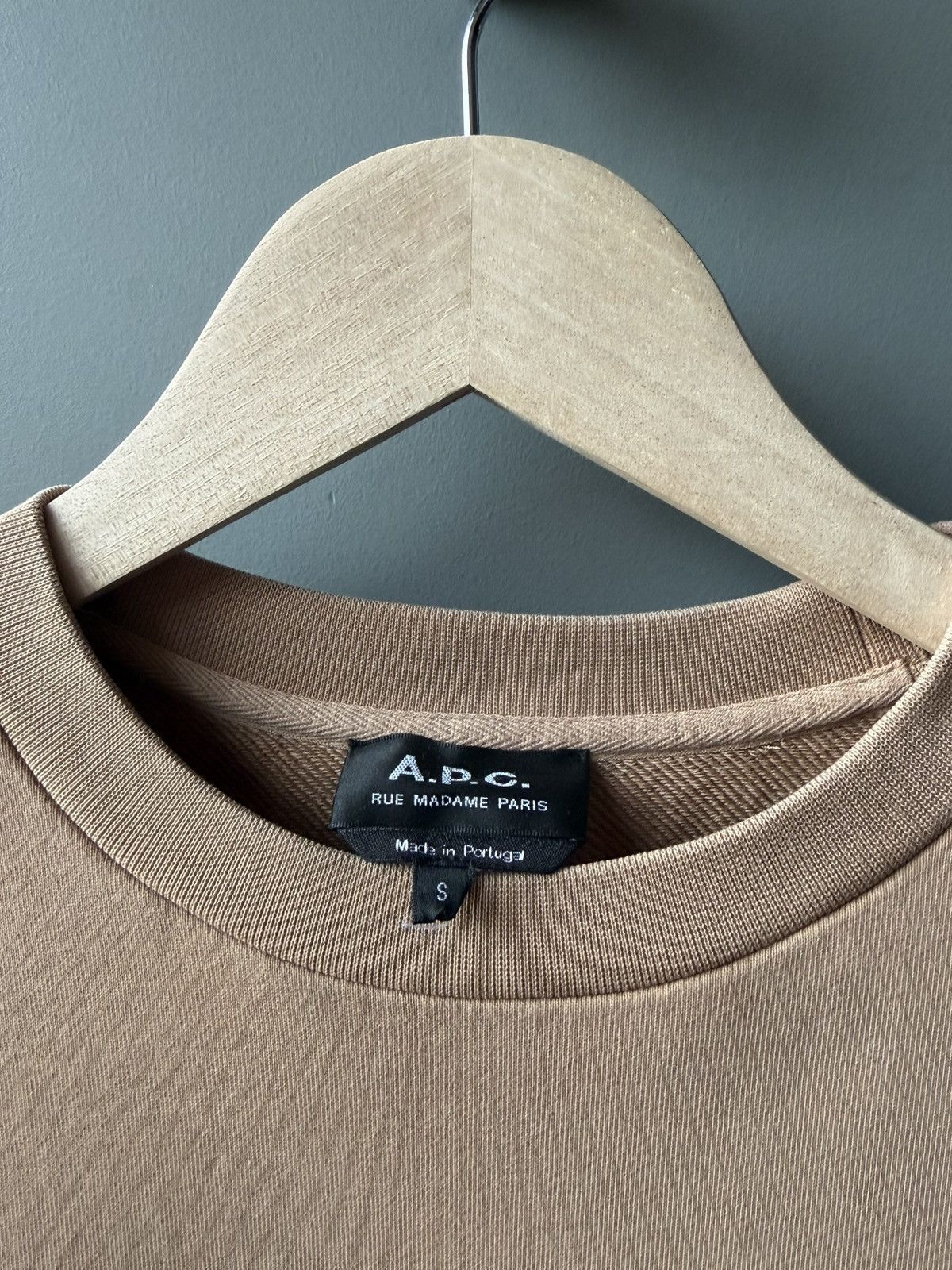 A.P.C. A.P.C. Crew Neck Logo Sweatshirt Size S Size US S / EU 44-46 / 1 - 3 Thumbnail