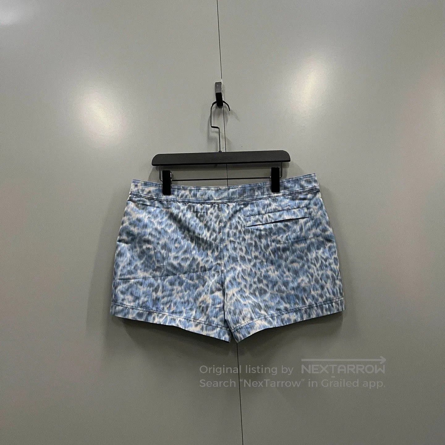 Dior dior light blue leopard print shorts. Size US 28 / EU 44 - 2 Thumbnail