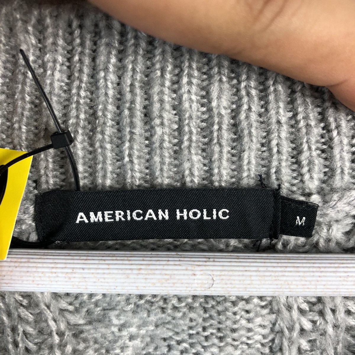 Homespun Knitwear × Japanese Brand America Holic Grey Knitwear #A1836 Size M / US 6-8 / IT 42-44 - 9 Thumbnail