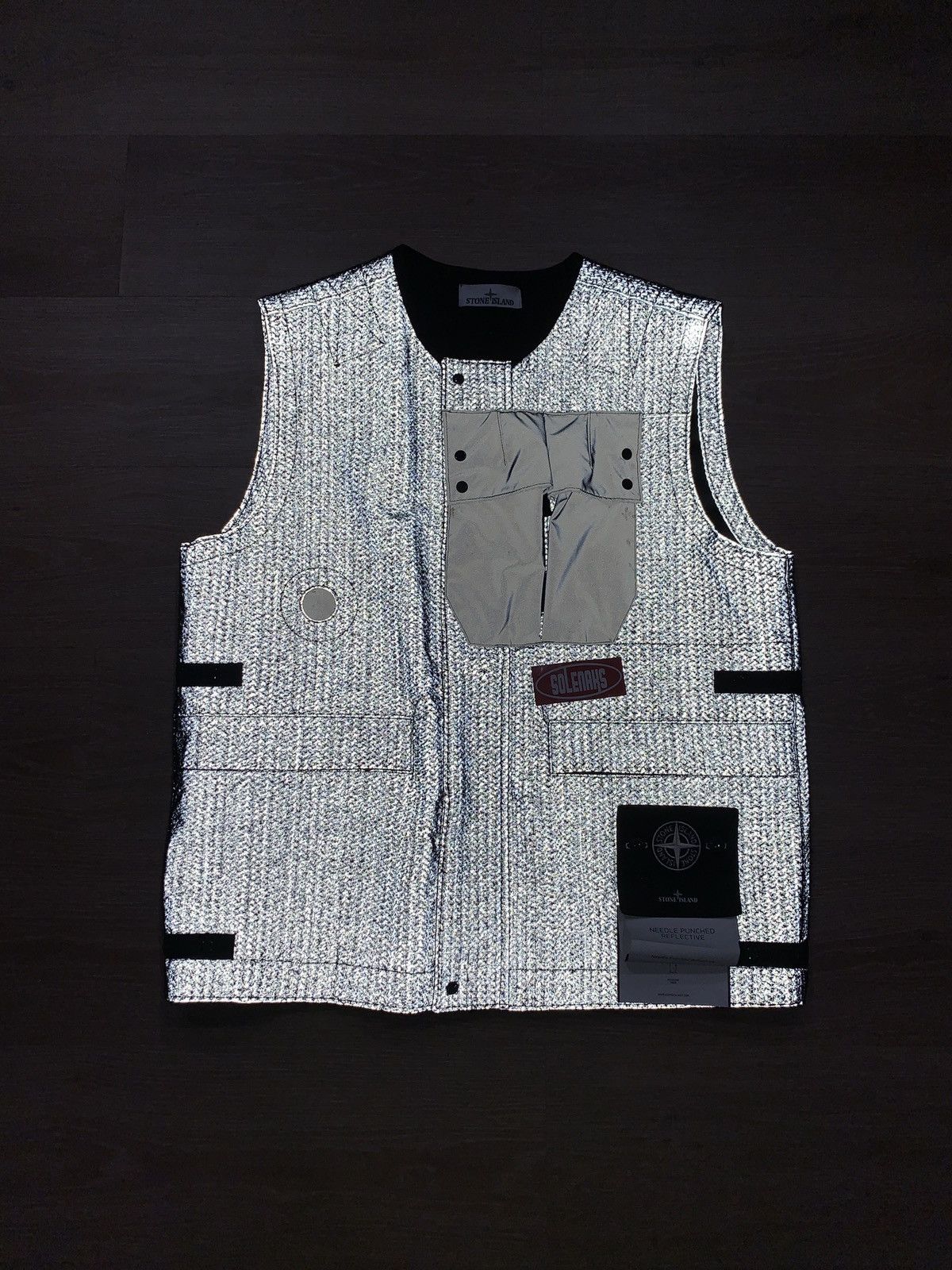 Designer × Stone Island Stone island needle punched reflective rare Size US M / EU 48-50 / 2 - 2 Thumbnail