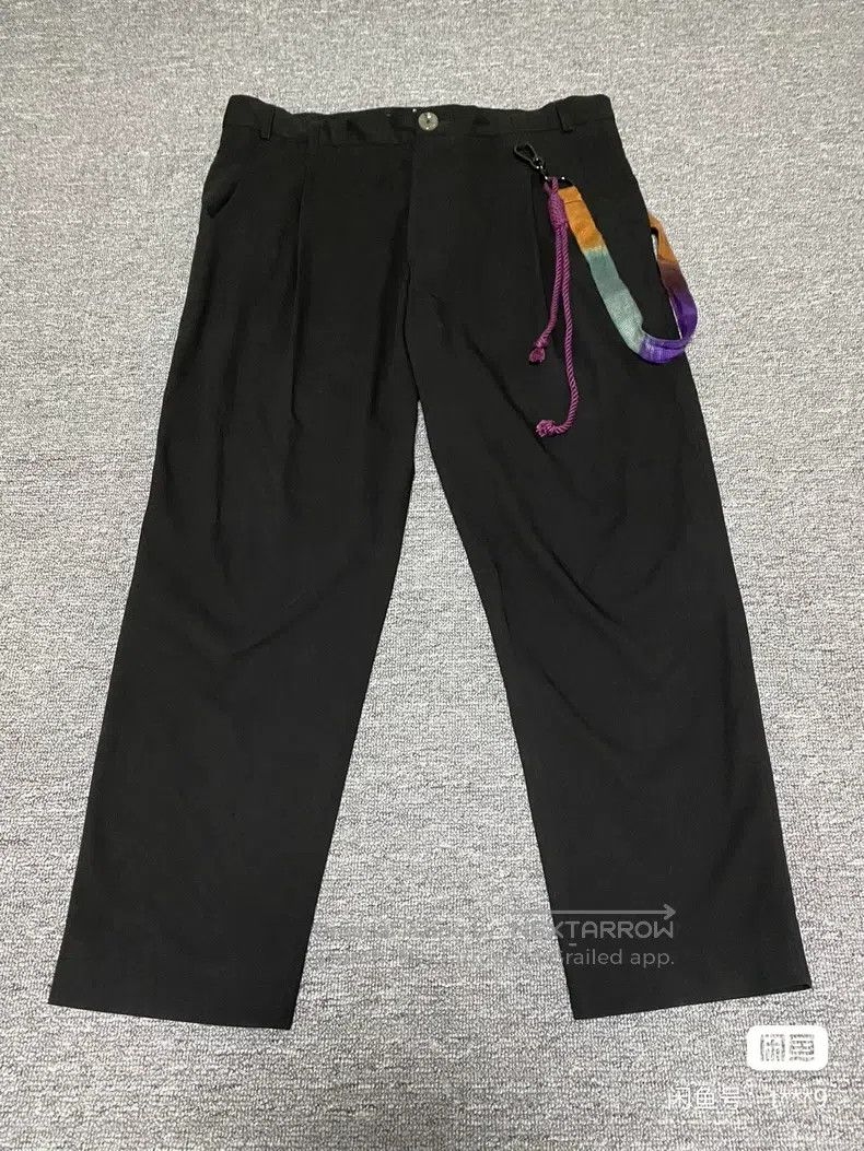 SONG FOR THE MUTE Rope rainbow ribbon pants