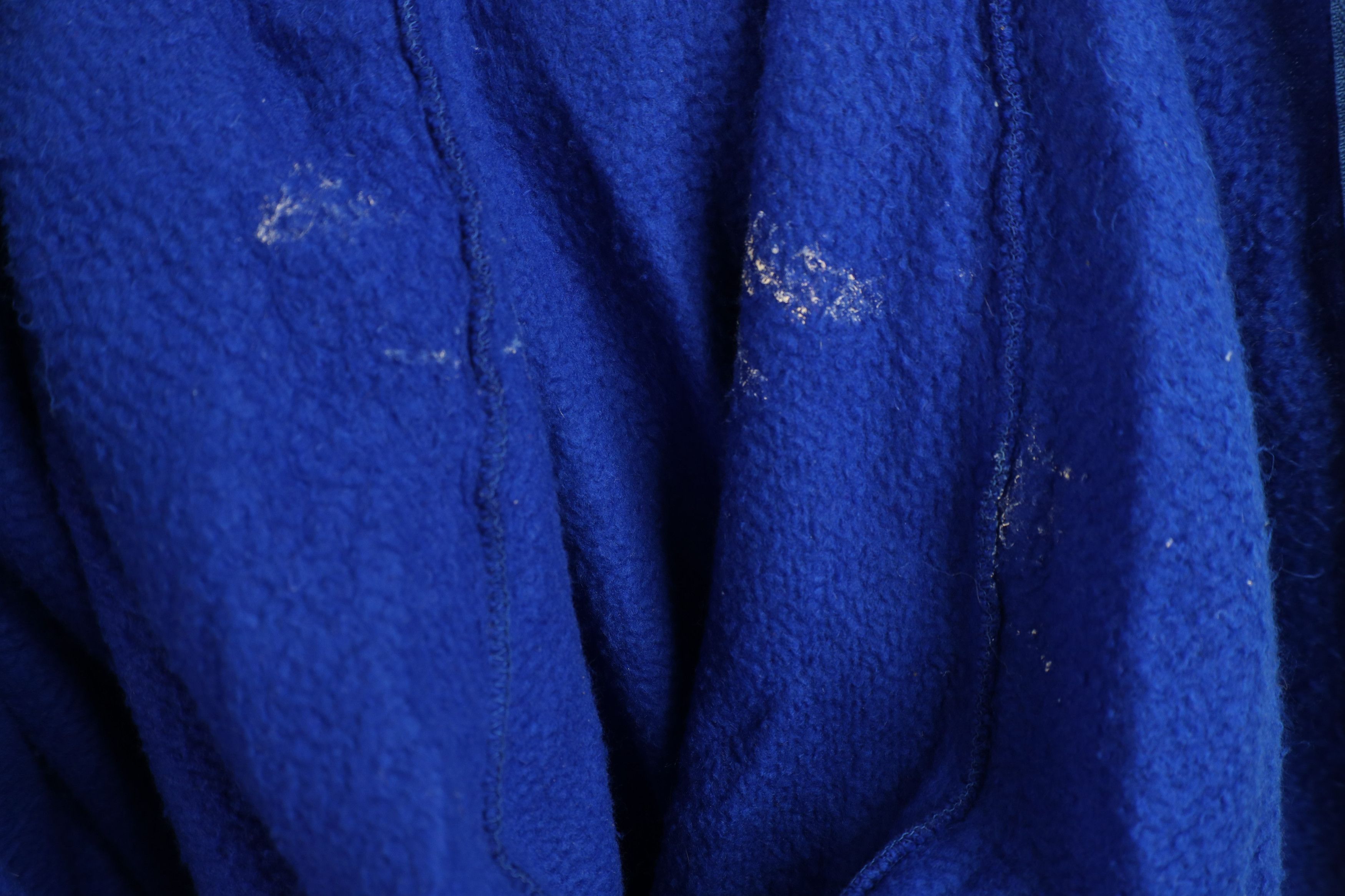 Vintage Vintage 70s Streetwear Blank Full Zip Hoodie Sweatshirt Blue Size US XL / EU 56 / 4 - 13 Thumbnail