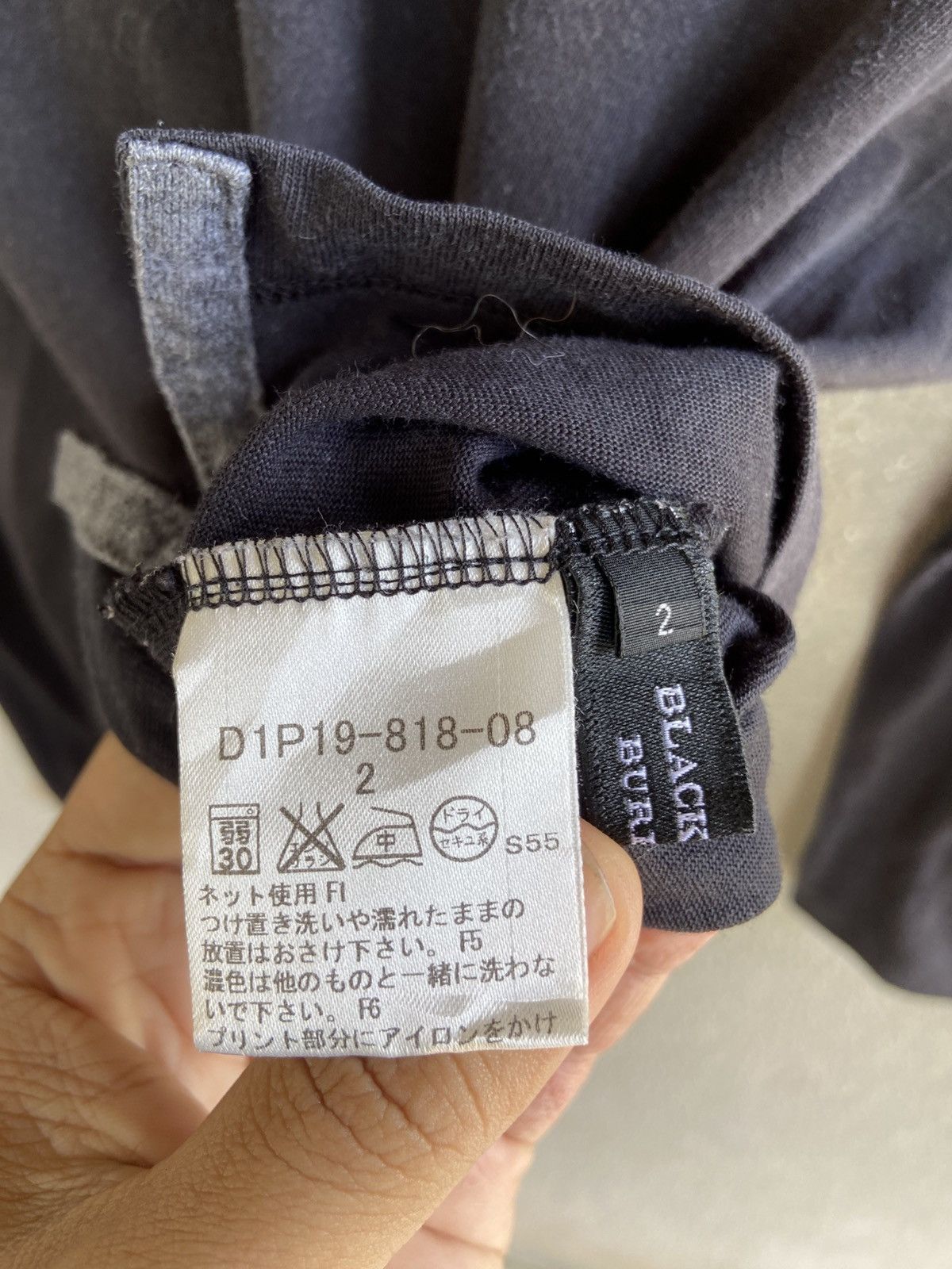 Burberry Burberry Black Label embroidery logo long sleeve shirt Size S / US 4 / IT 40 - 6 Thumbnail