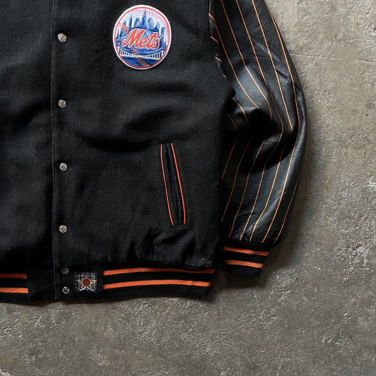 JH Design Vintage JH DESIGN NY mets reversible varsity jacket Size US XL / EU 56 / 4 - 3 Thumbnail