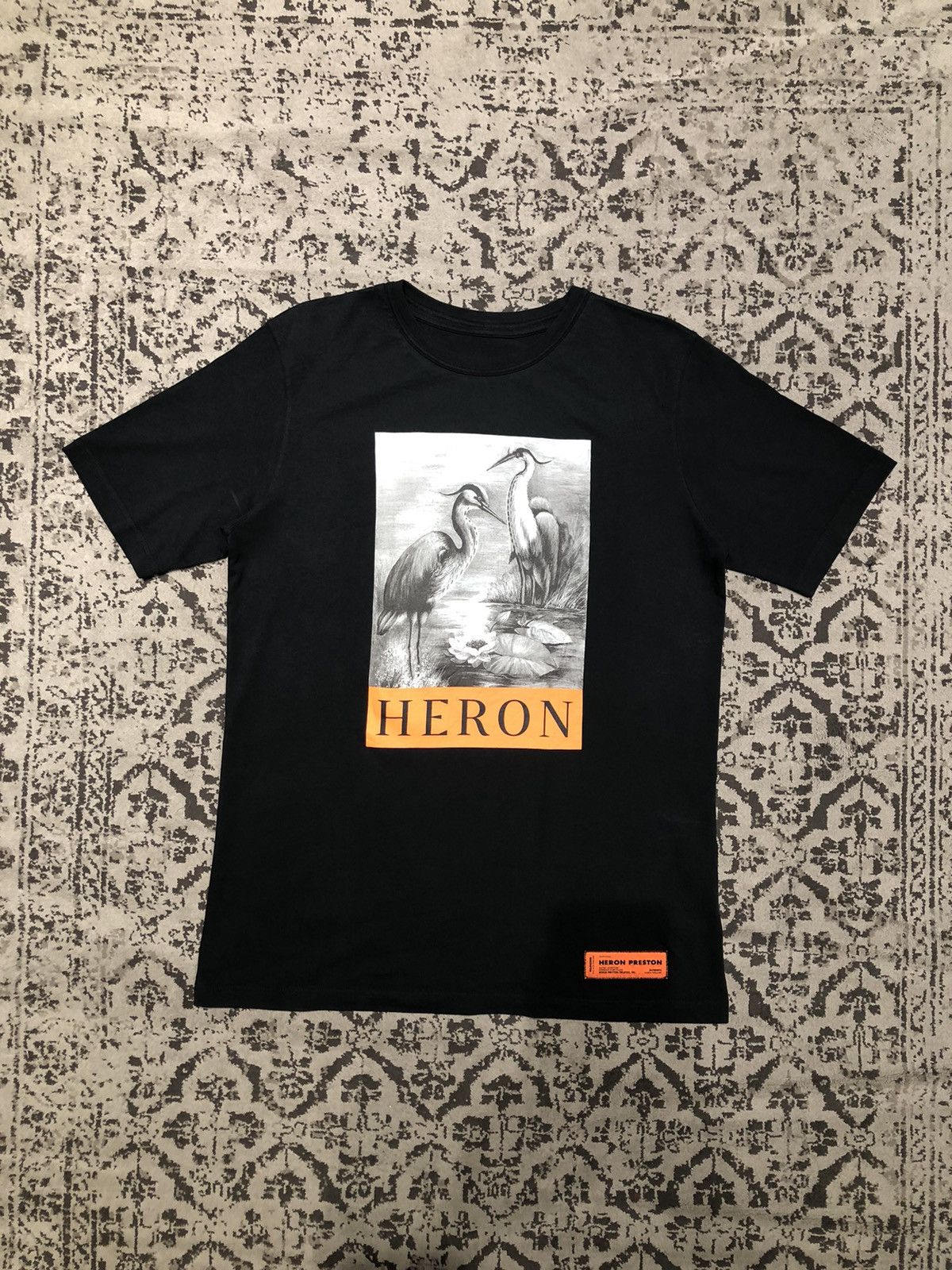 Heron Preston Heron Preston Heron BW Oversized T-Shirt Size US M / EU 48-50 / 2 - 1 Thumbnail