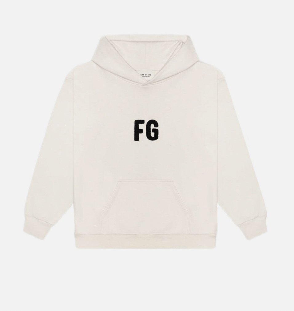 image of Fear Of God Everyday Fg Hoodie 5Th Collection in Cream, Men's (Size XL)