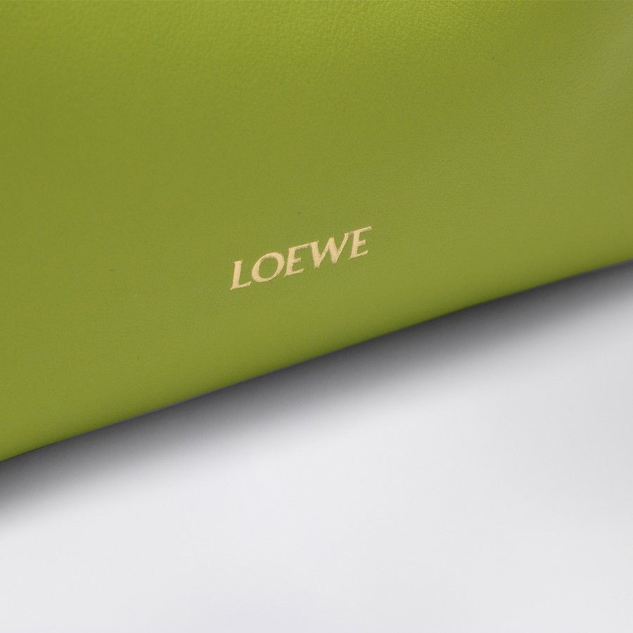 Loewe o1d2blof0824 Size: OS / Leather Flamenco Clutch in Green Size ONE SIZE - 5 Thumbnail