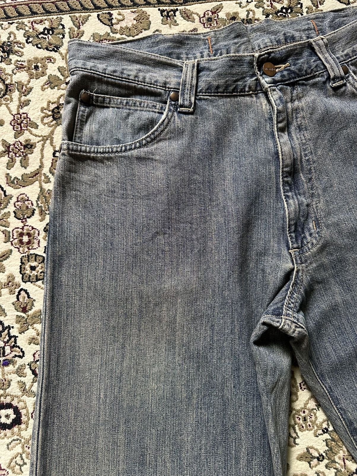 Wrangler Vintage Wrangler baggy jeans buckle back design Size US 36 / EU 52 - 13 Thumbnail