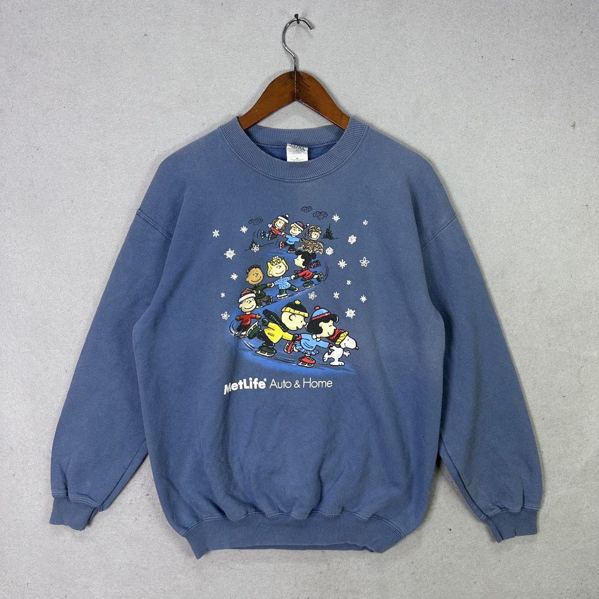 Vintage Vintage Peanuts Snoopy Sweatshirt Crewneck Sweatshirt Size US M / EU 48-50 / 2 - 1 Thumbnail