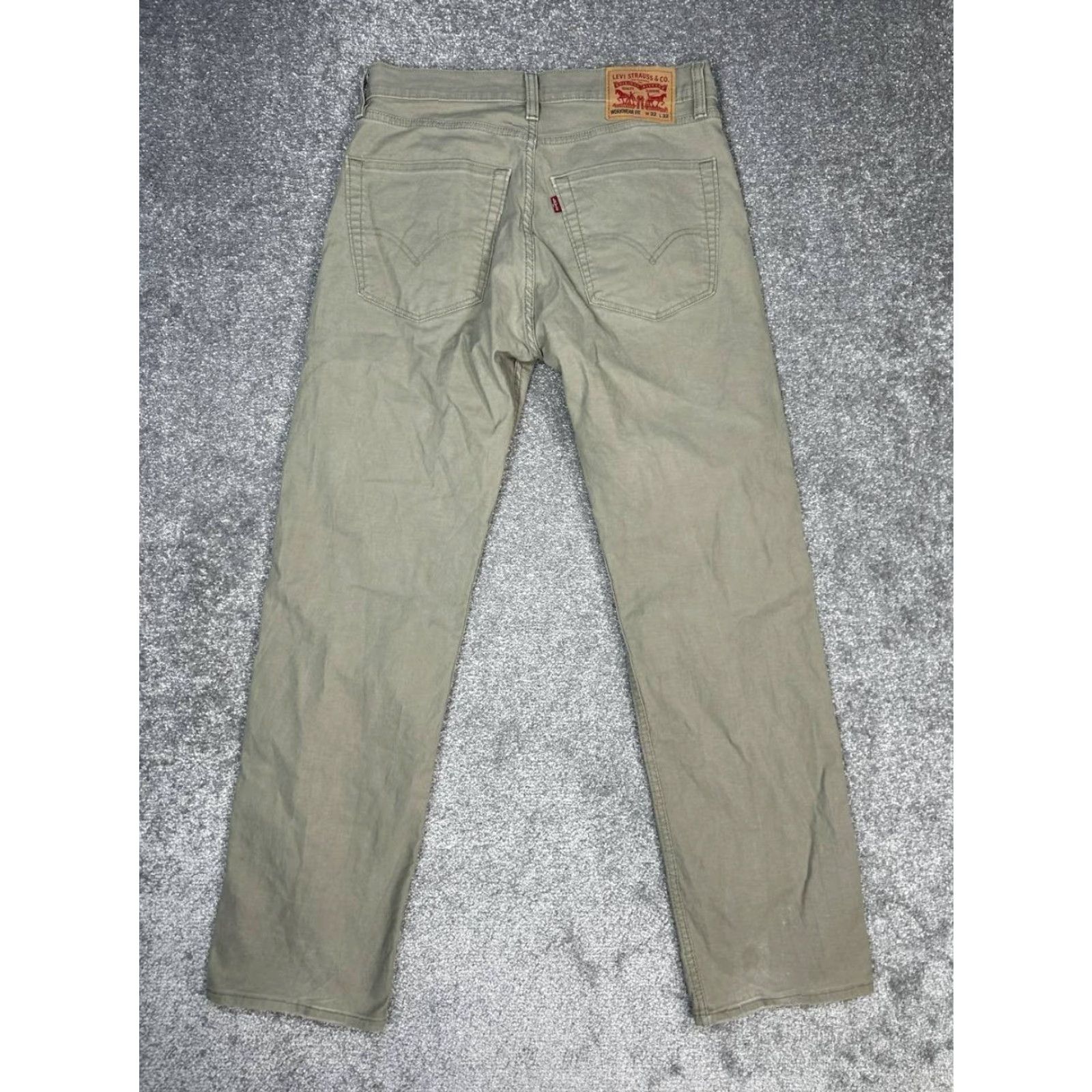 Levi's Levis Workwear Jeans Mens 32 Gray Denim Cotton Stretch Mid Rise Straight 32x31 Regular 32 Inseam 5-Pocket Size US 32 / EU 48 - 2 Thumbnail