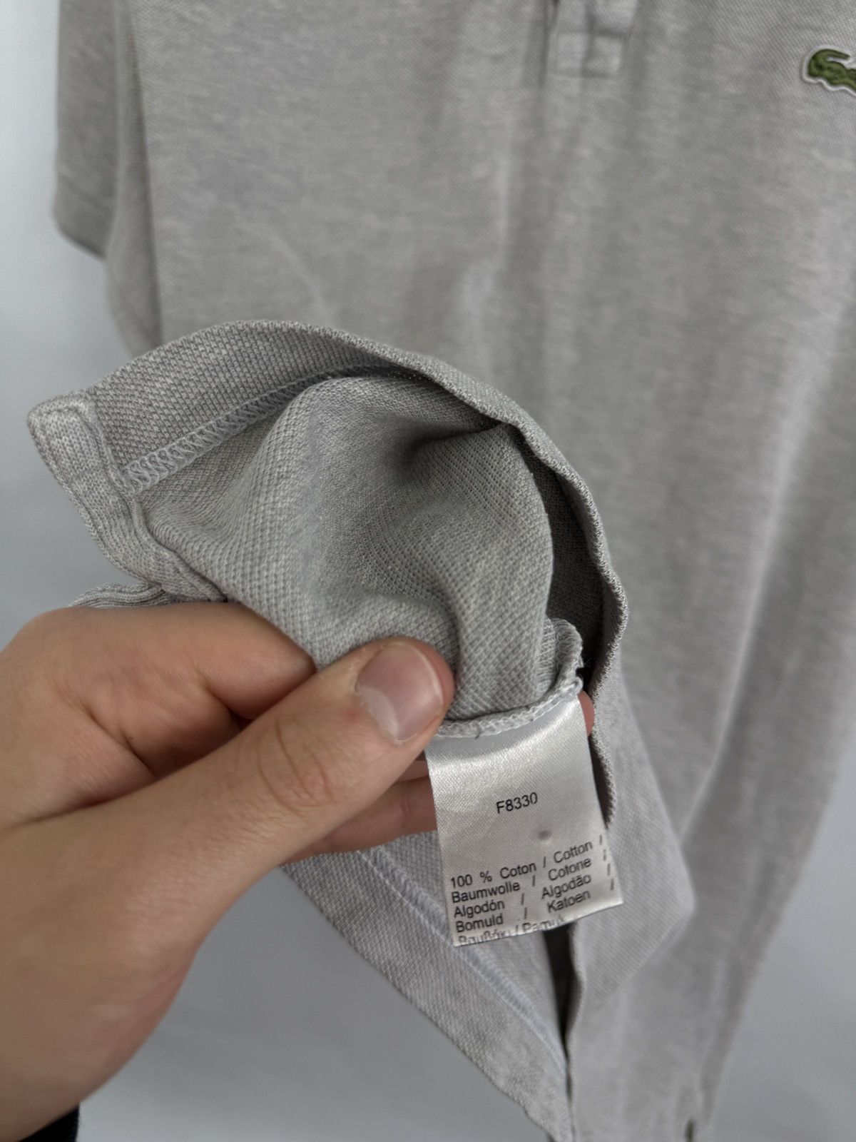 Lacoste 🇫🇷 Lacoste Slim Fit Polo T-Shirt Made in France Retro Rare Size US L / EU 52-54 / 3 - 7 Thumbnail