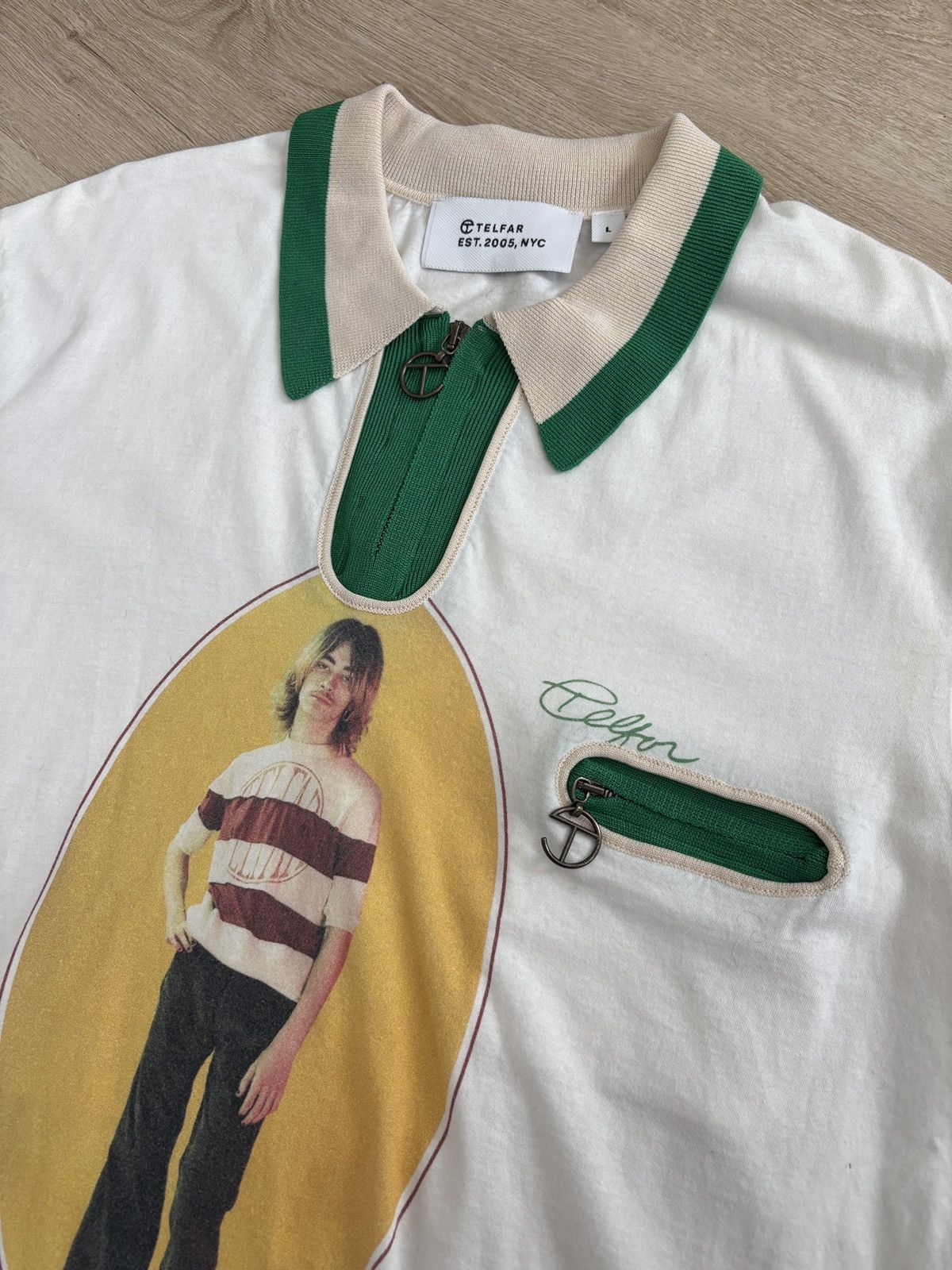 Telfar Telfar SS19 "Nutbush Tennessee" Runway Graphic Polo Size US L / EU 52-54 / 3 - 2 Thumbnail