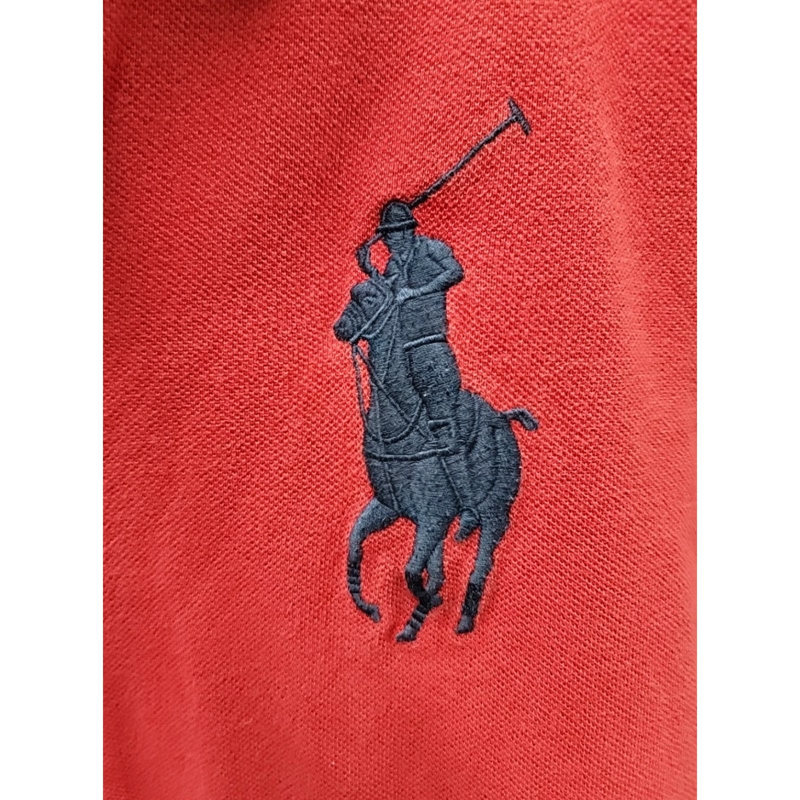 Polo Ralph Lauren VINTAGE Polo Ralph Lauren Polo Shirt Men's RUGBY Red Cotton Big Pony XL Polo Shirt Size XL Shirt Polo Mens Red Cotton Big Pony Polo Shirt XL Size US XL / EU 56 / 4 - 2 Thumbnail